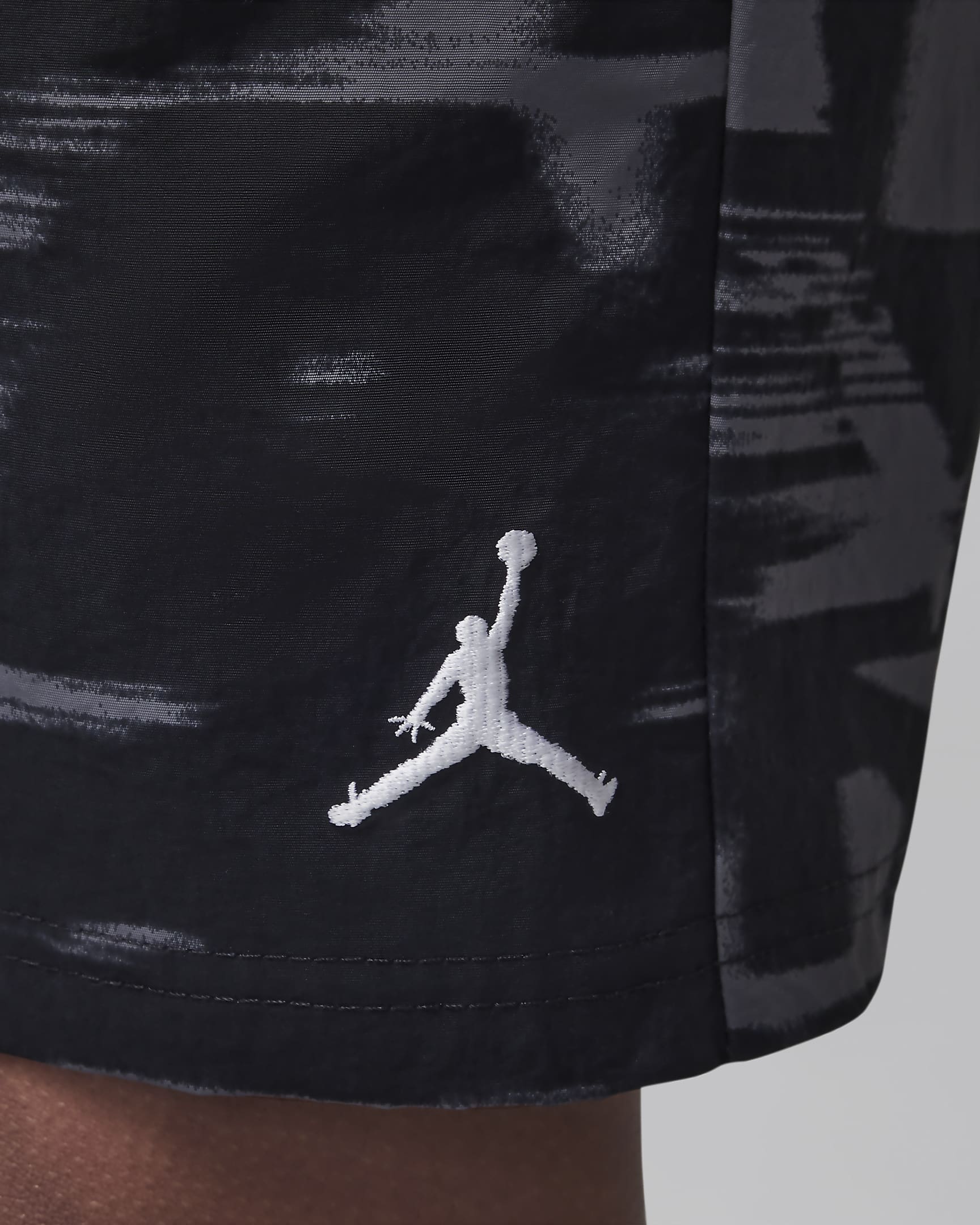 Jordan MJ Flight MVP Big Kids' Printed Woven Shorts - Black