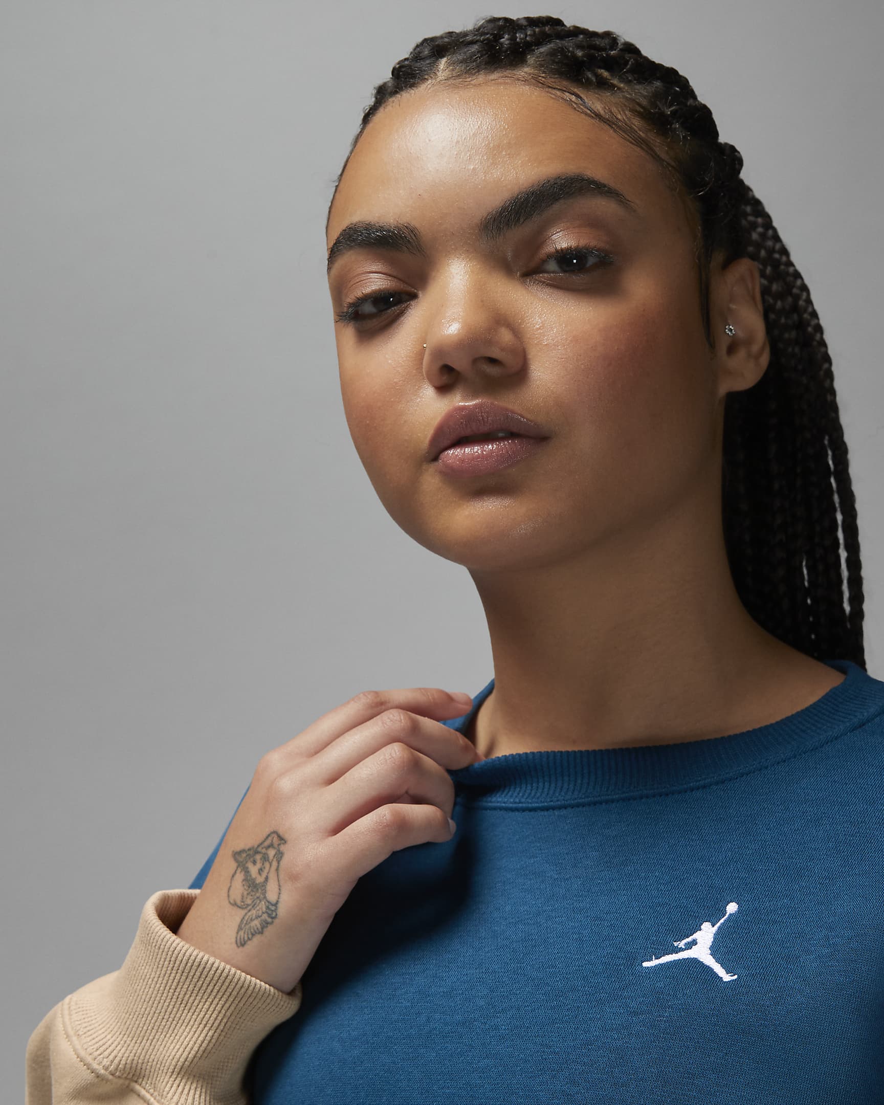 Jordan Brooklyn Fleece Women's Crew-Neck Sweatshirt. Nike VN
