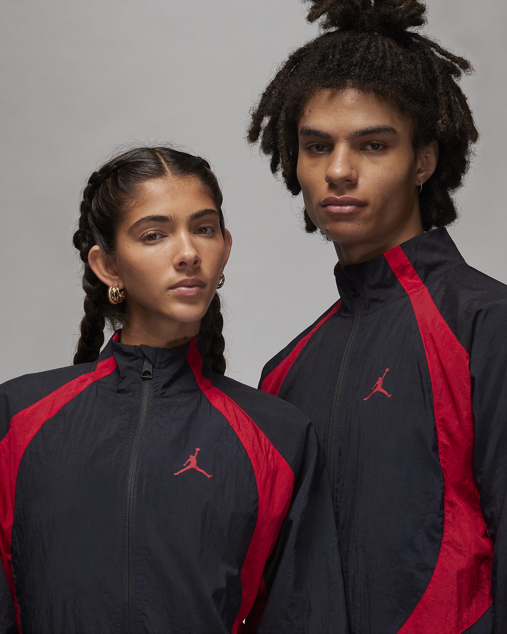 Jordan Sport Jam Warm-Up Jacket - Black/Gym Red/Gym Red