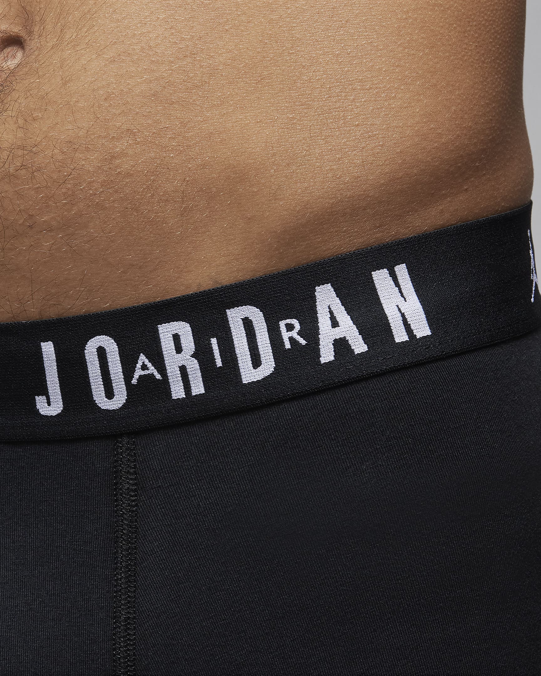 Boxer Jordan Flight Cotton pour homme (lot de 3) - Noir