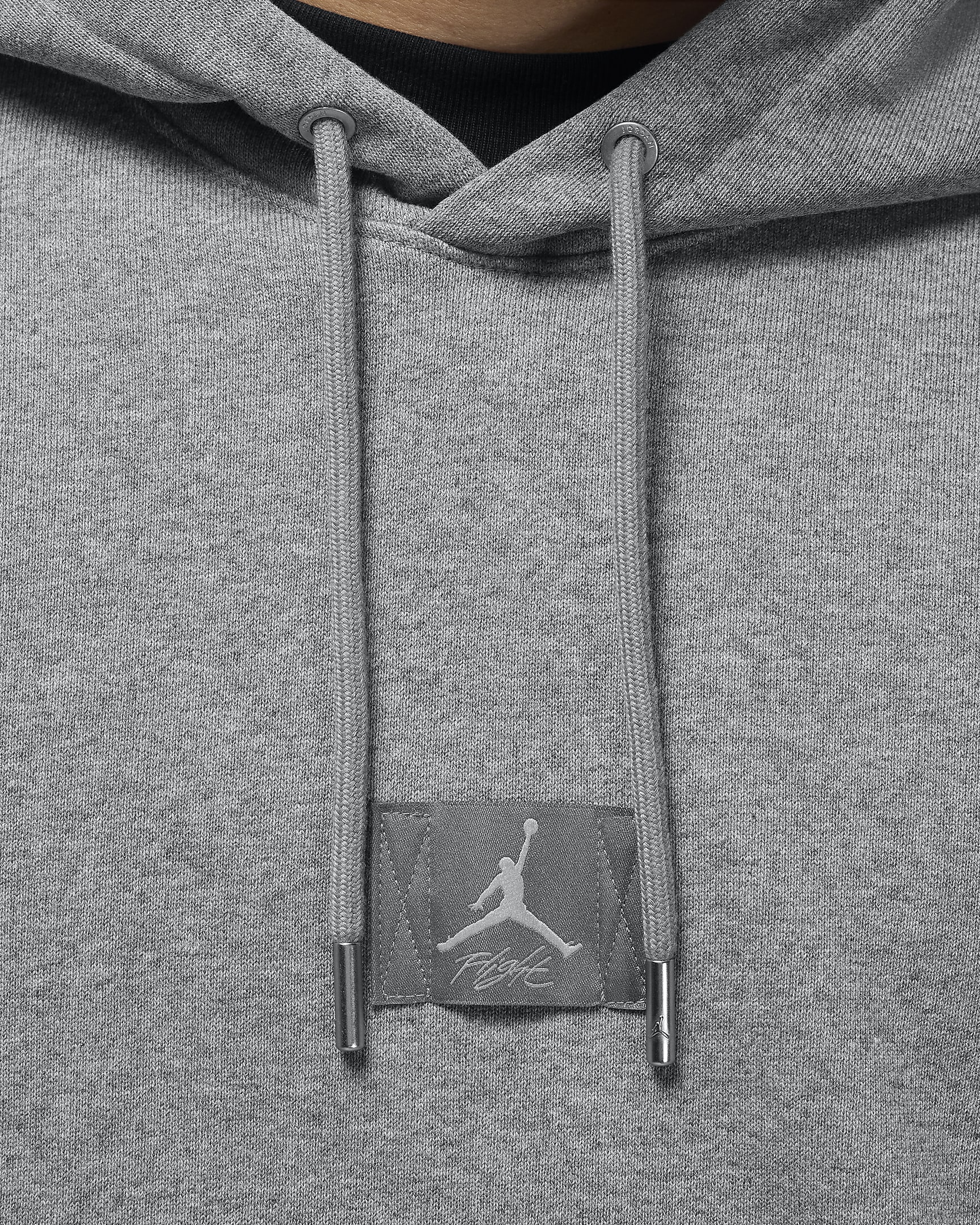 Jordan Flight Fleece Kapüşonlu Erkek Sweatshirt'ü - Carbon Heather