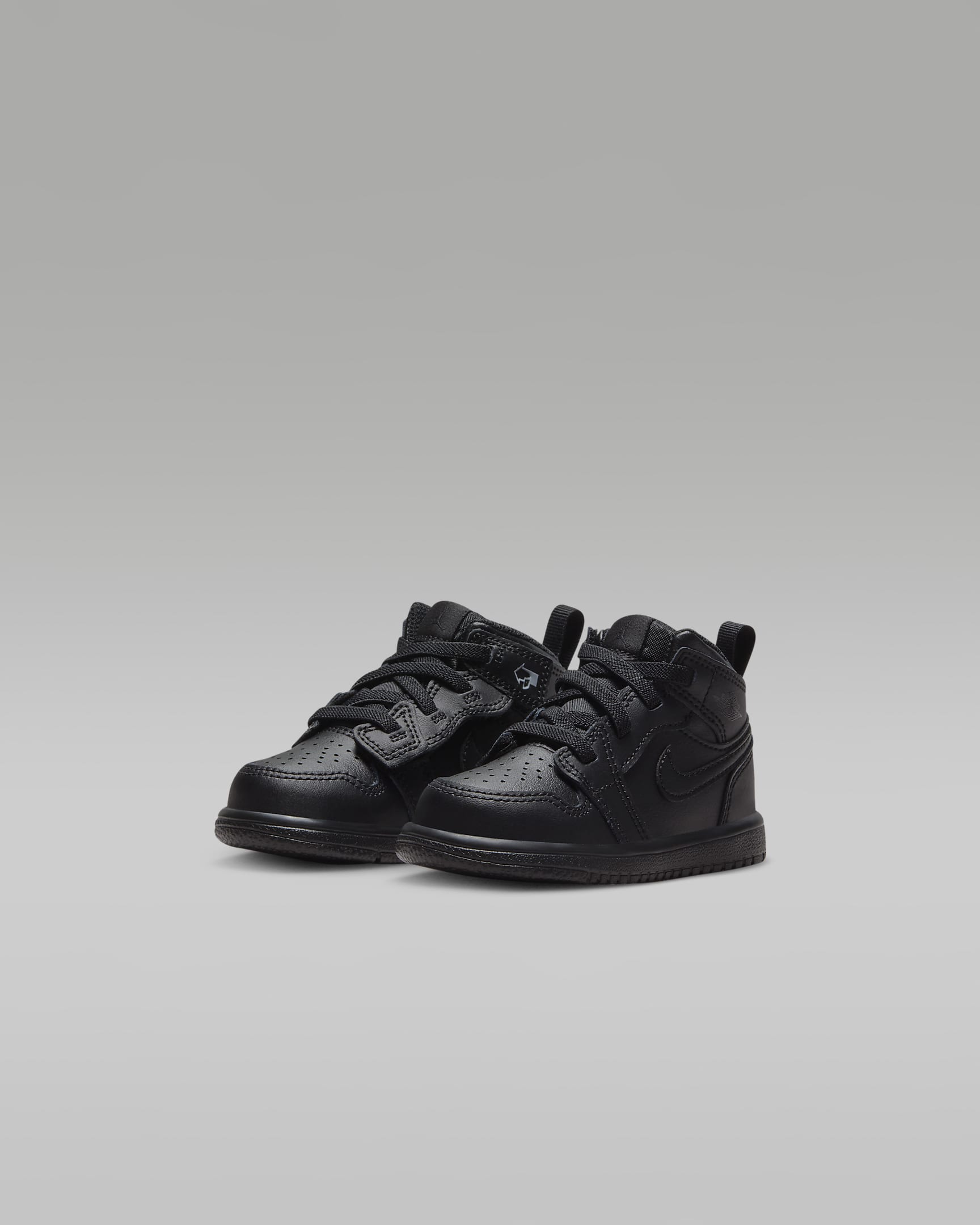 Jordan 1 Mid Alt Zapatillas - Bebé e infantil - Negro/Negro/Negro