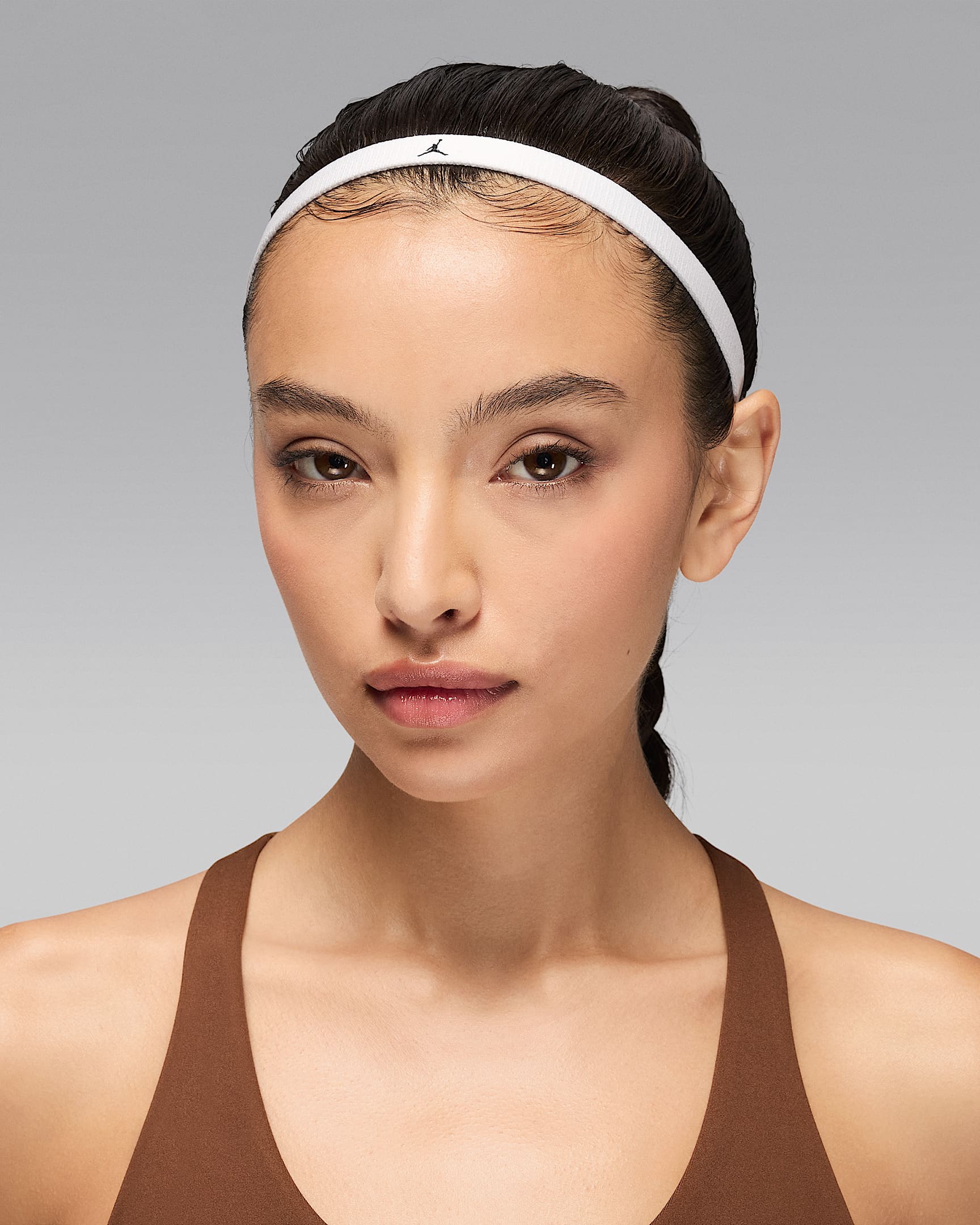 Jordan Sport Printed Headbands (6-Pack) - Light Orewood Brown/Aviator Grey/Black