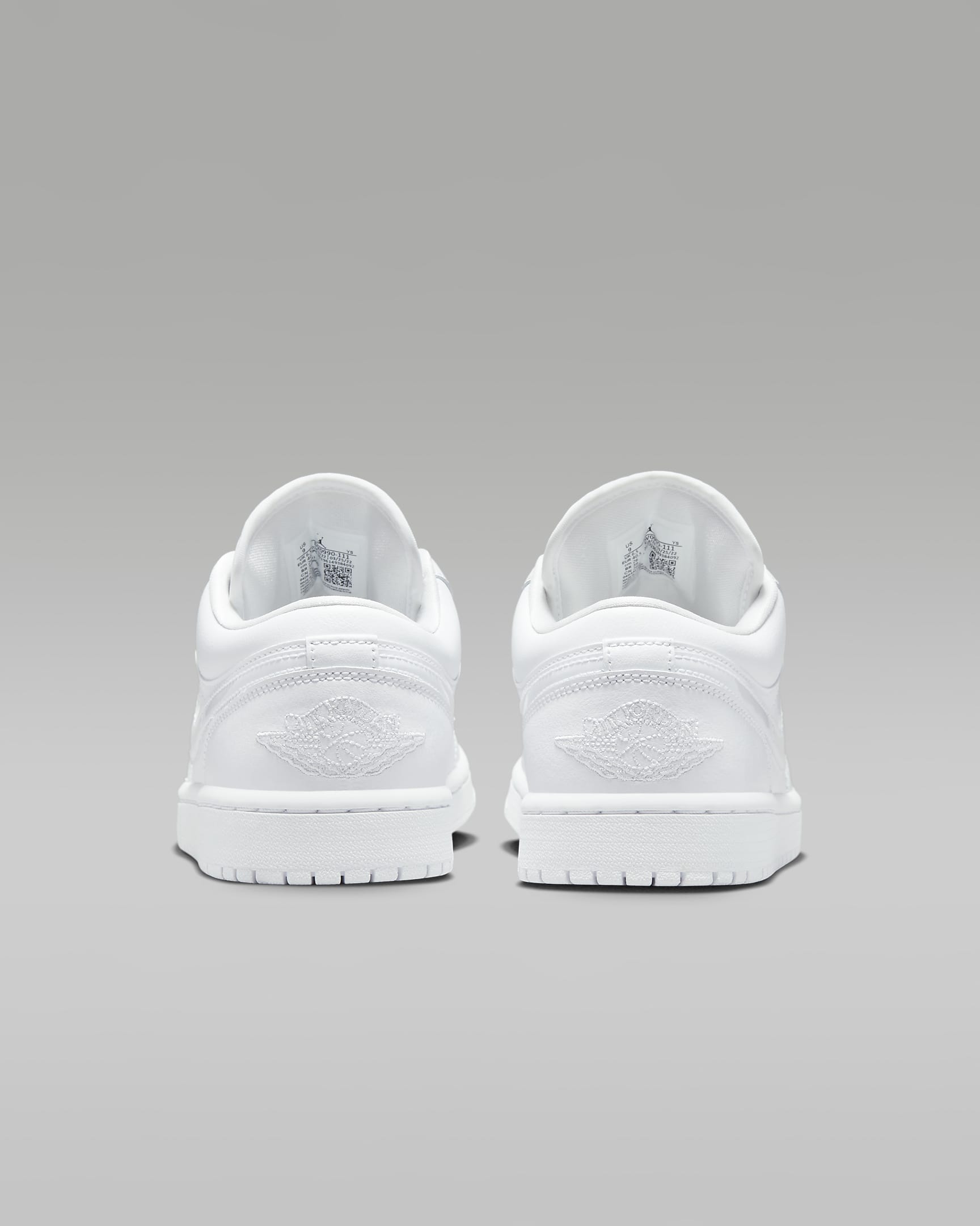 Air Jordan 1 Low Women's Shoes - White/White/White