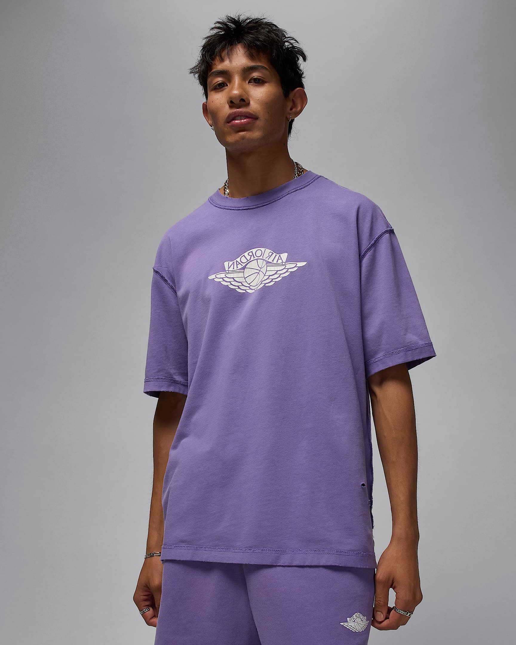 Jordan Rare Air T-skjorte til herre - Purple Earth/Sail