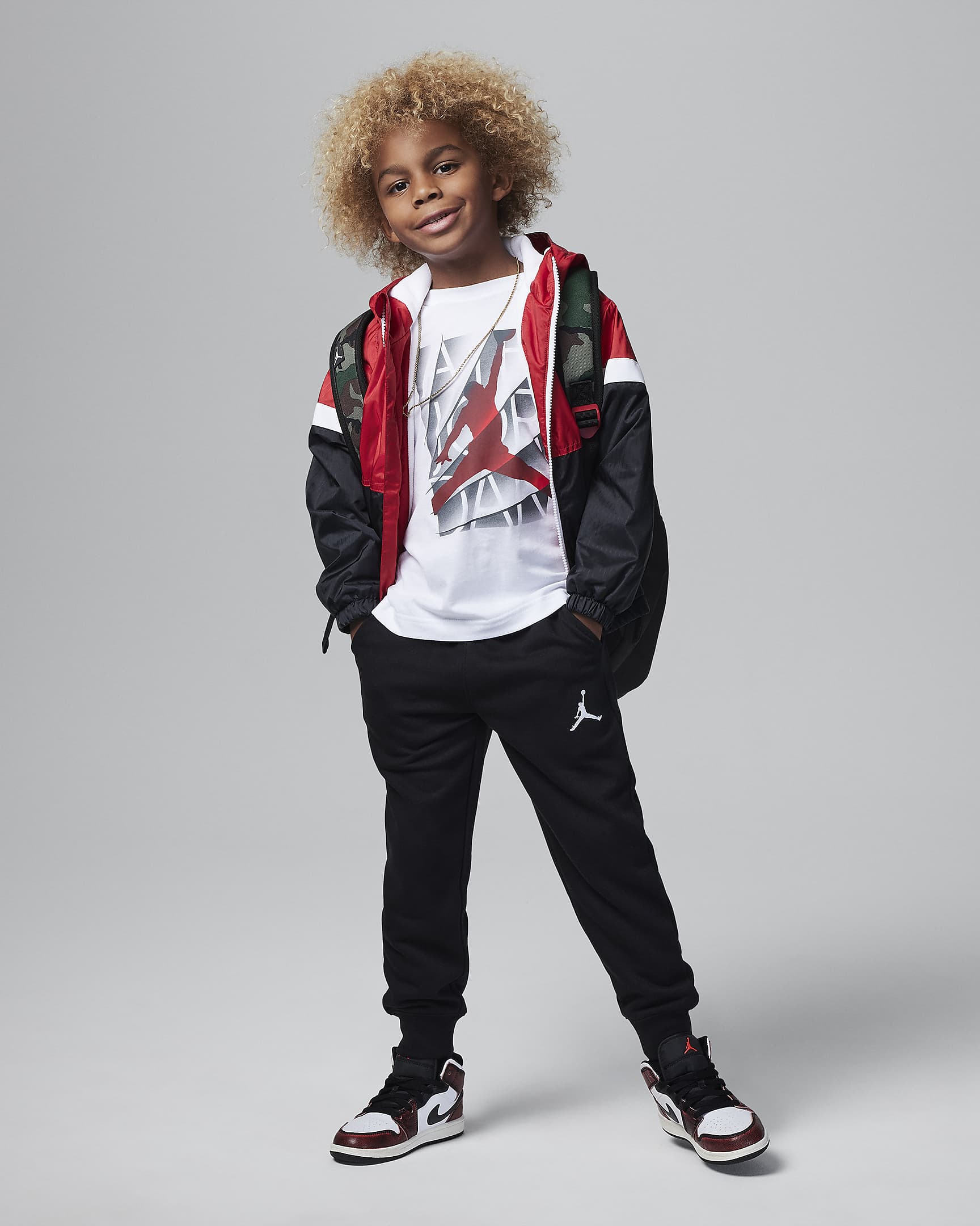 Jordan AJ12 Stealth Mode Tee Little Kids T-Shirt - White