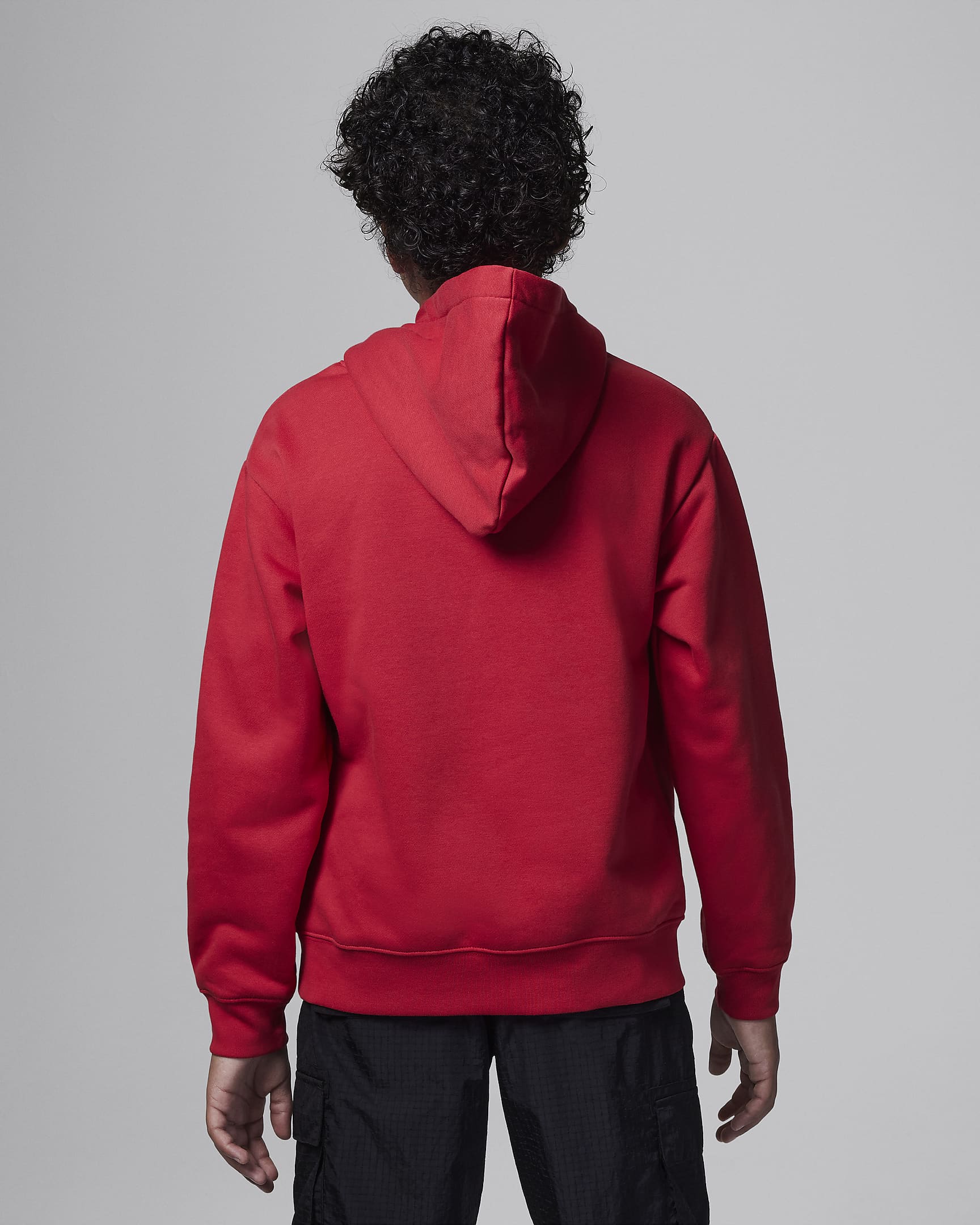 Felpa con cappuccio Jordan Fleece Pullover Hoodie – Ragazzo/a - Gym Red