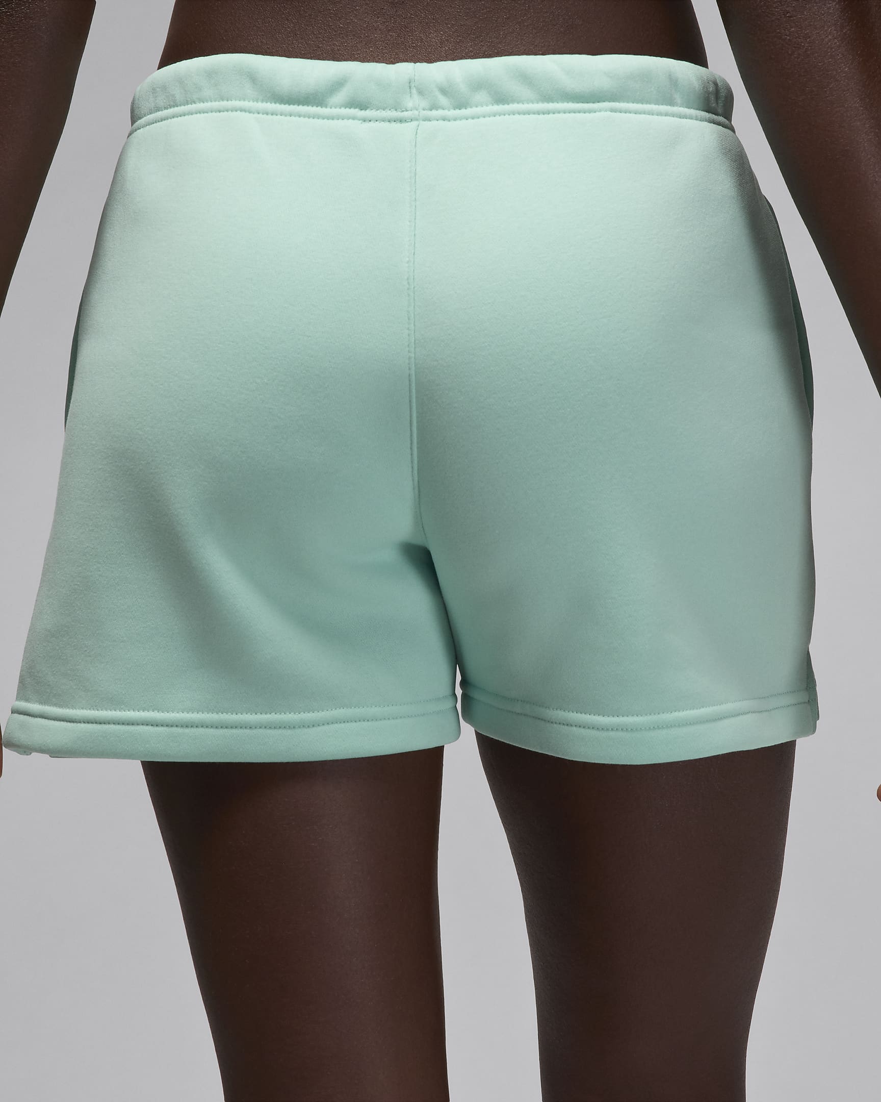 Jordan Brooklyn Fleece Women's Shorts - Light Dew/White