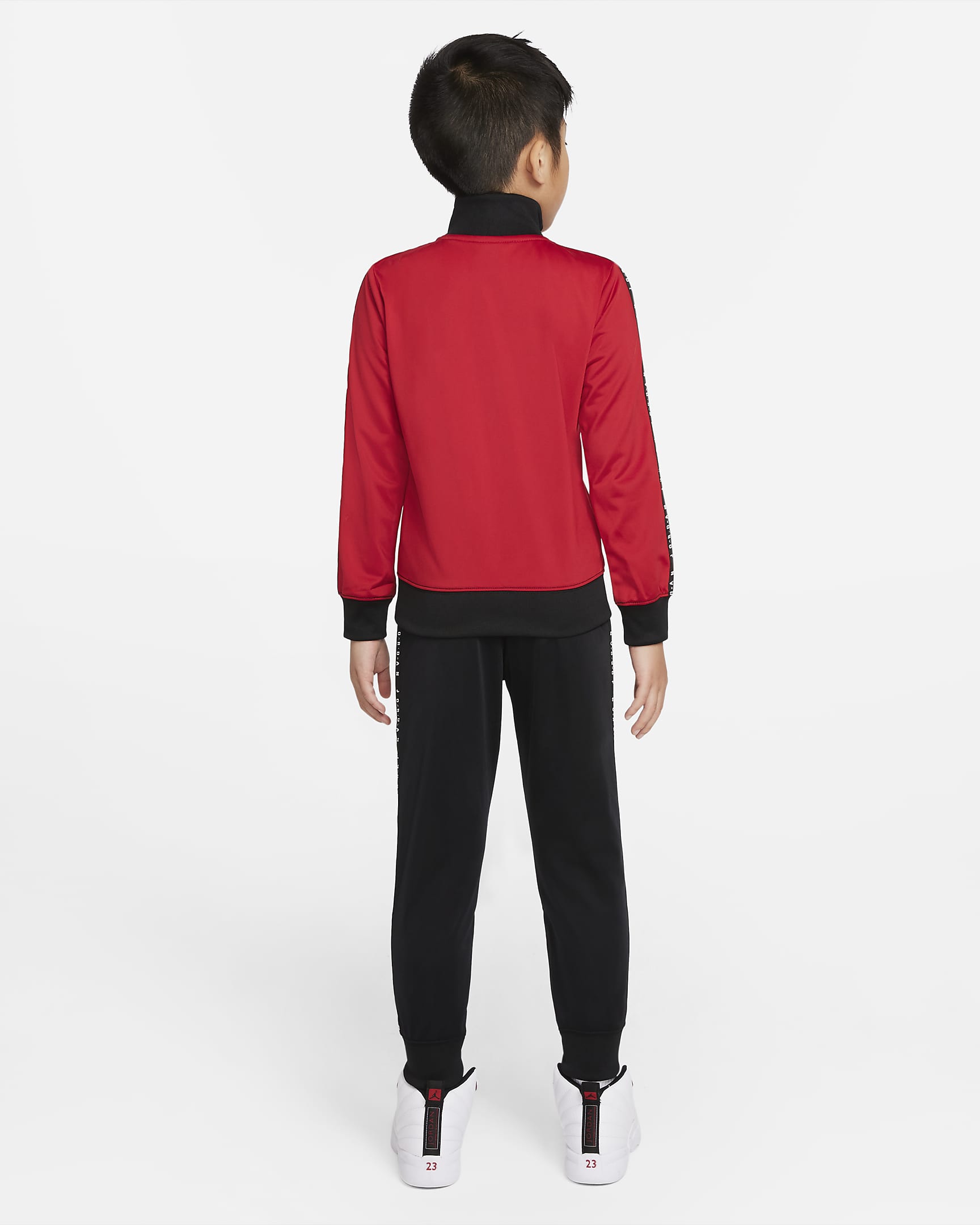 Jordan Little Kids' Tracksuit - Black/Gym Red