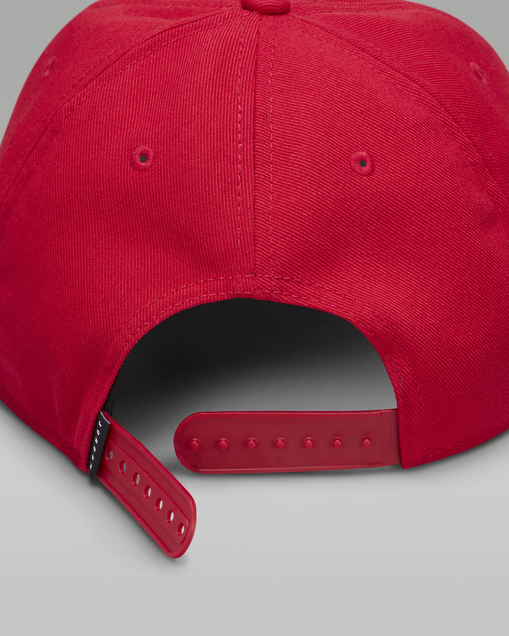 Jordan Pro Unstructured Flat-Bill Hat - Gym Red/Black