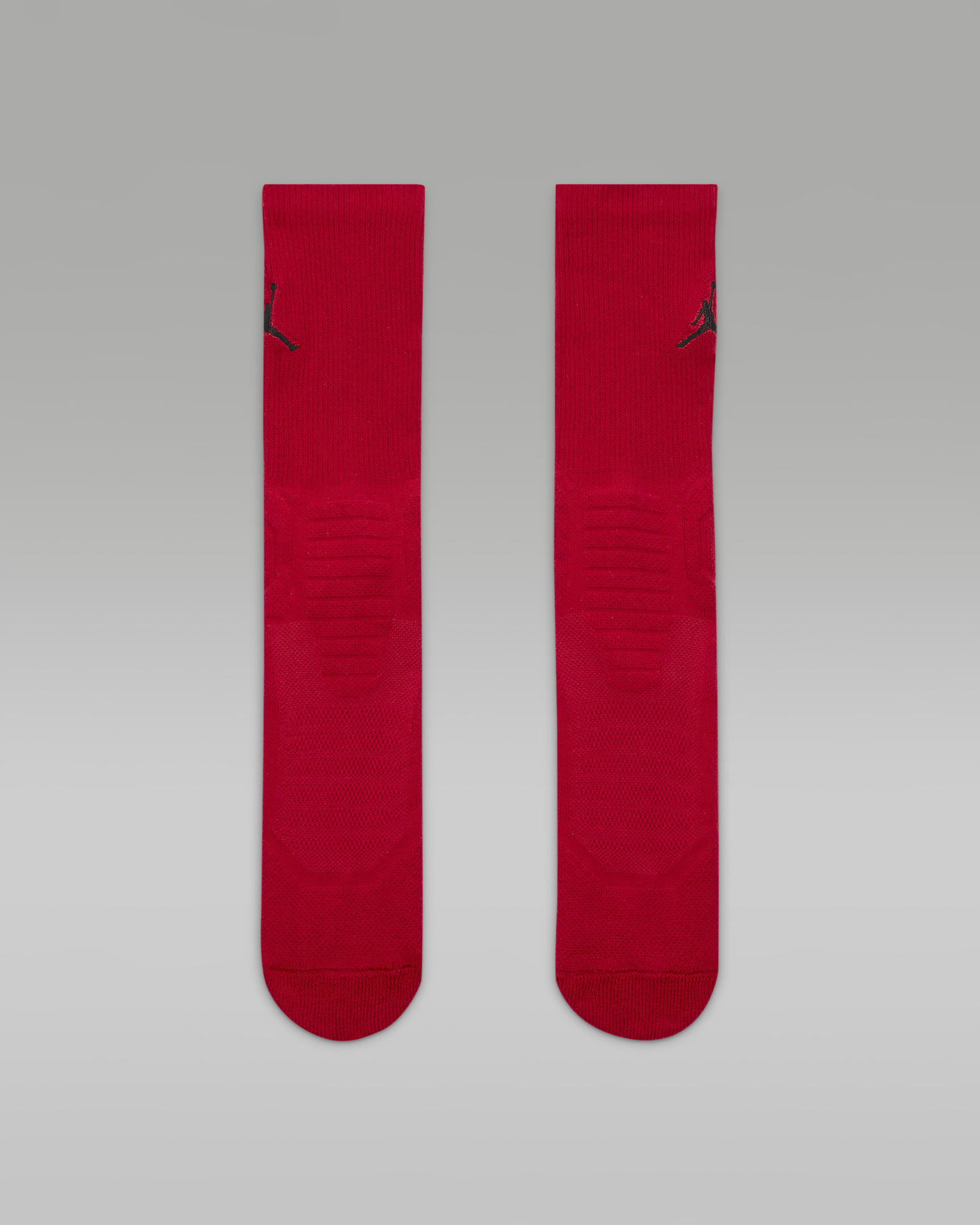 Jordan Flight Crew Basketball Socks - Gym Red/Black