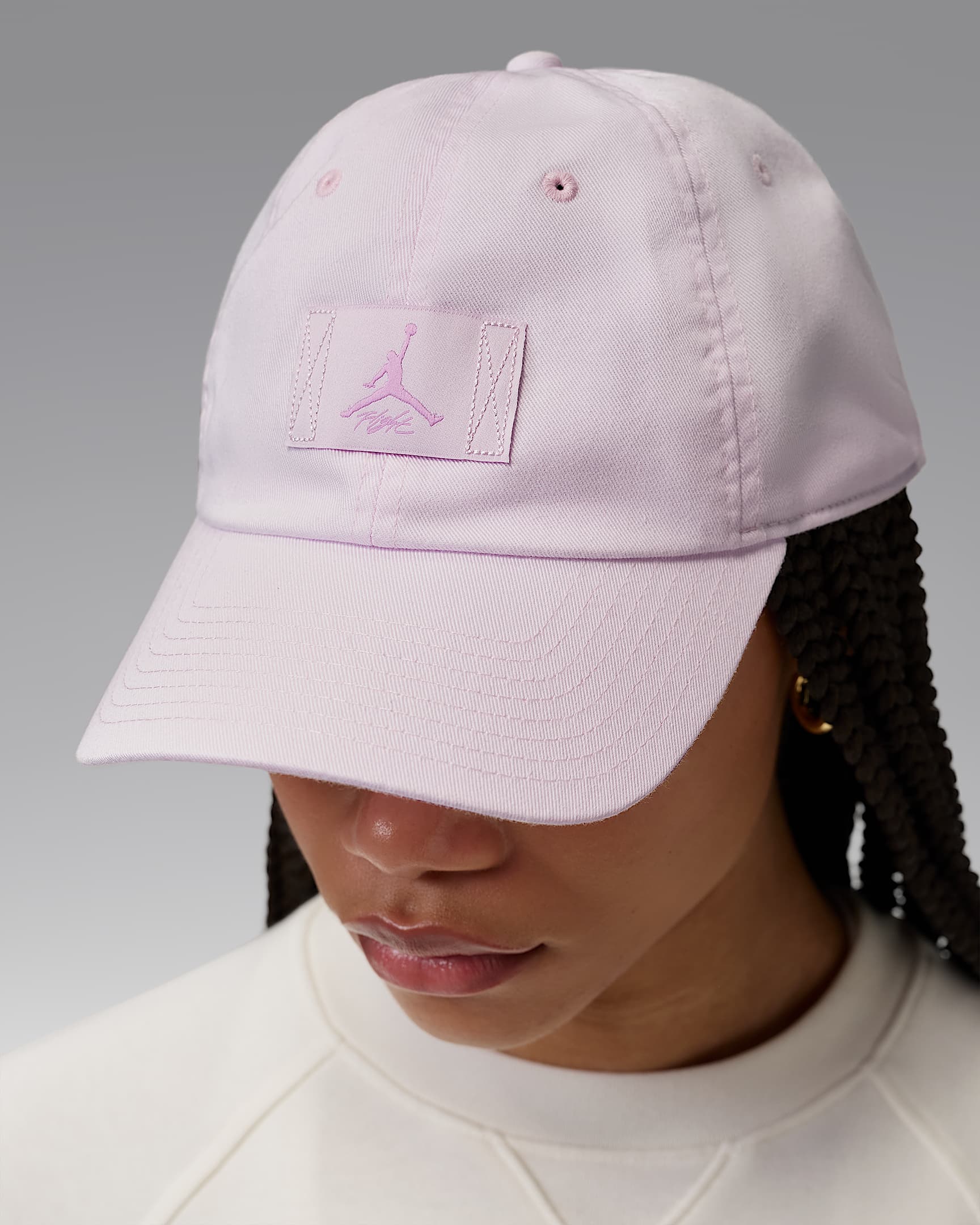 หมวกปรับได้ Jordan Club Cap - Pearl Pink/Iced Carmine