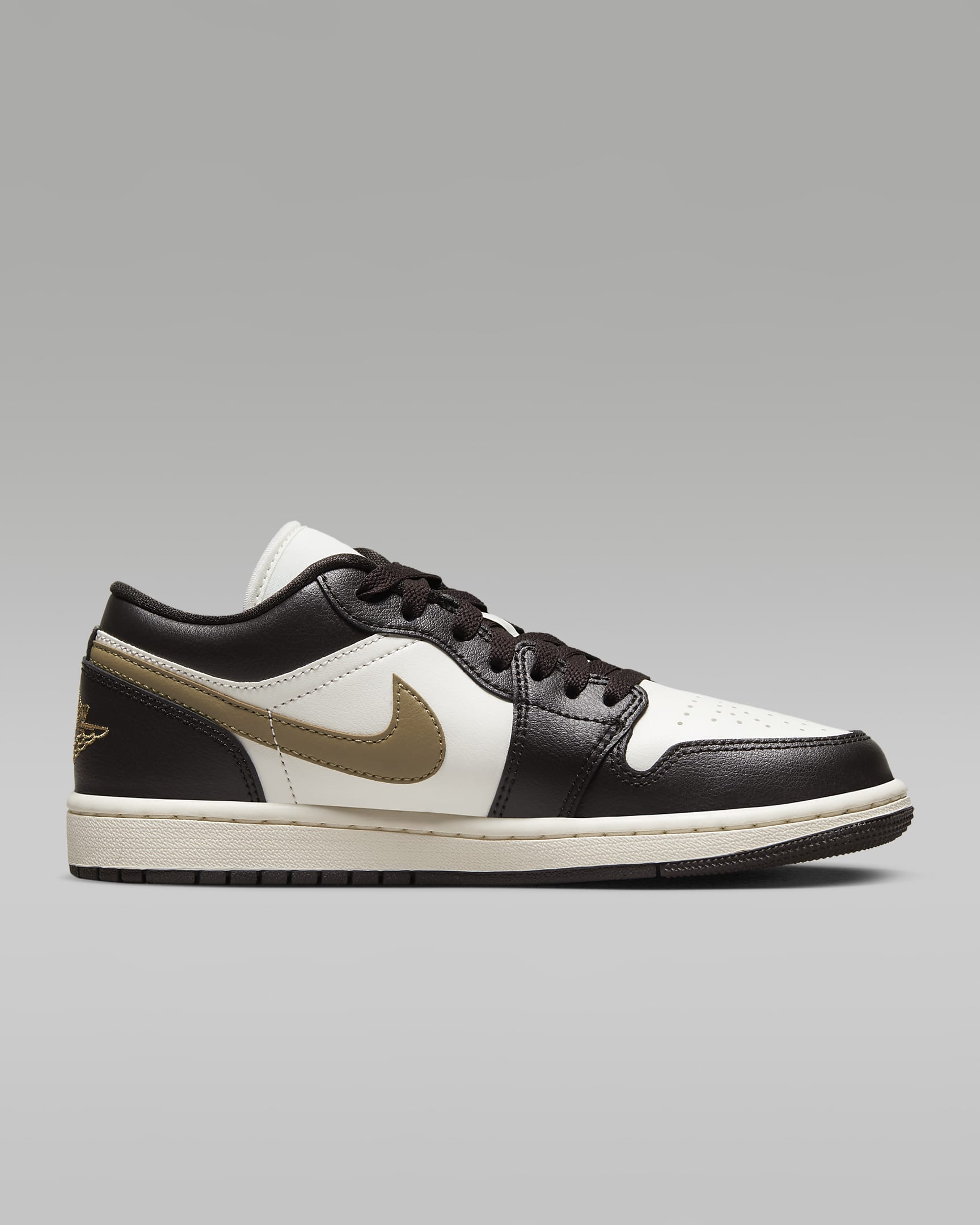 Air Jordan 1 Low Women's Shoes - Shadow Brown/Sail/Brown Kelp