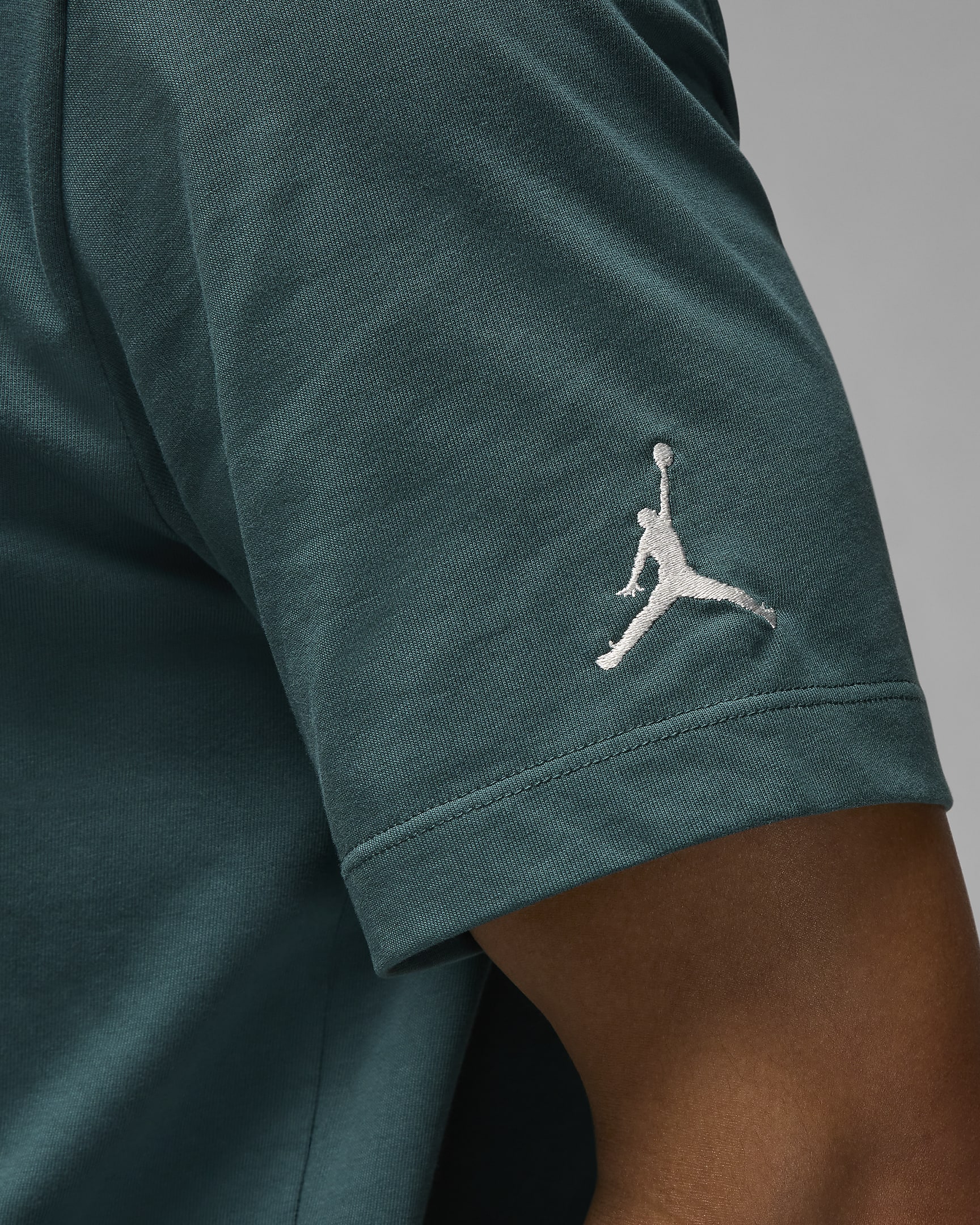 T-shirt Jordan Air - Uomo - Oxidized Green/Sail/Sail