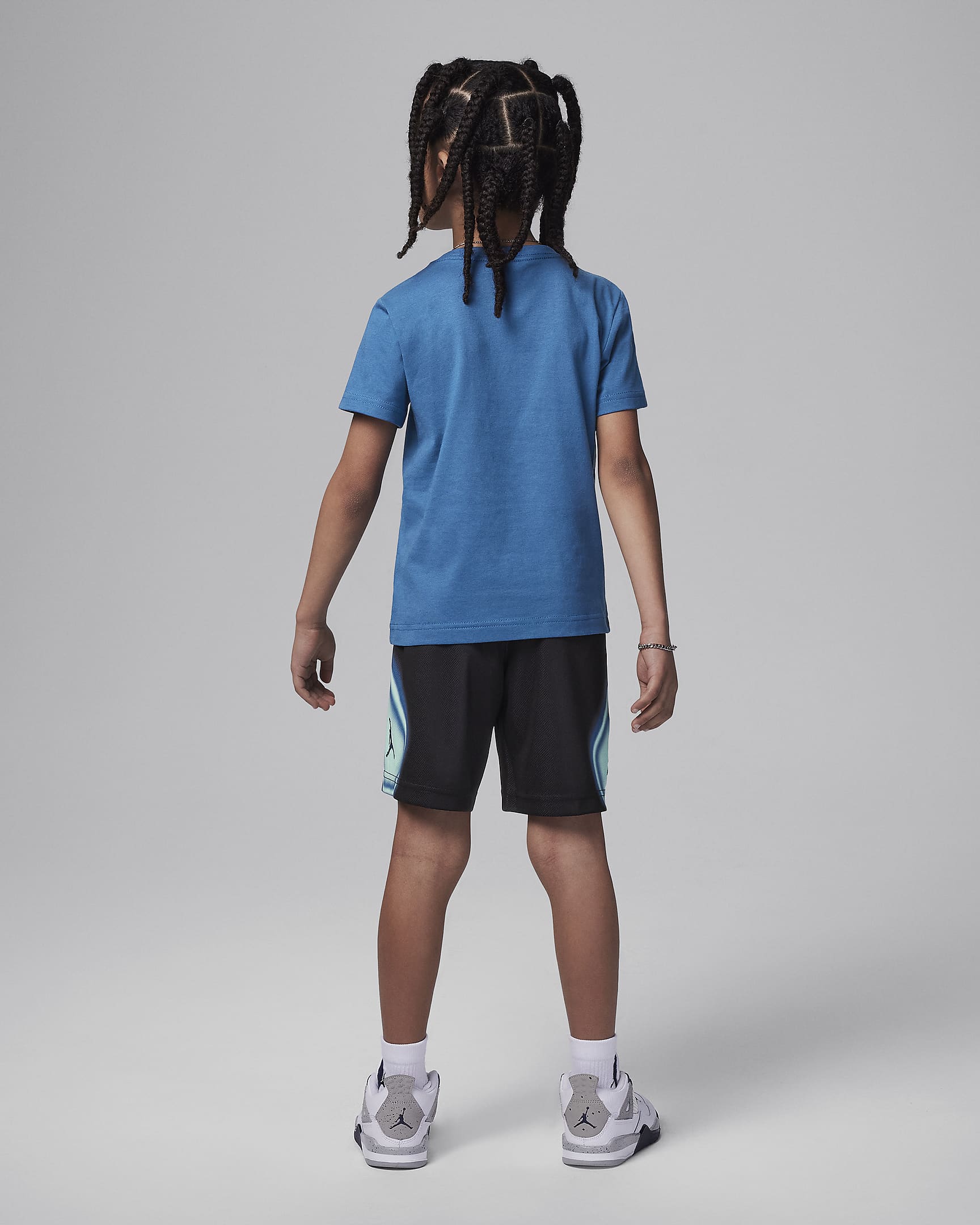 Conjunto de shorts para niños talla pequeña Jordan Air Heat Map - Negro