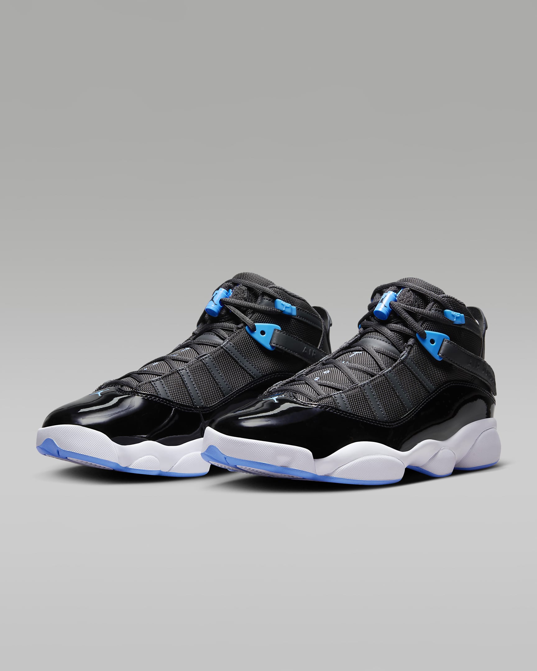 Tenis para hombre Jordan 6 Rings - Antracita/Negro/Blanco/Azul universitario