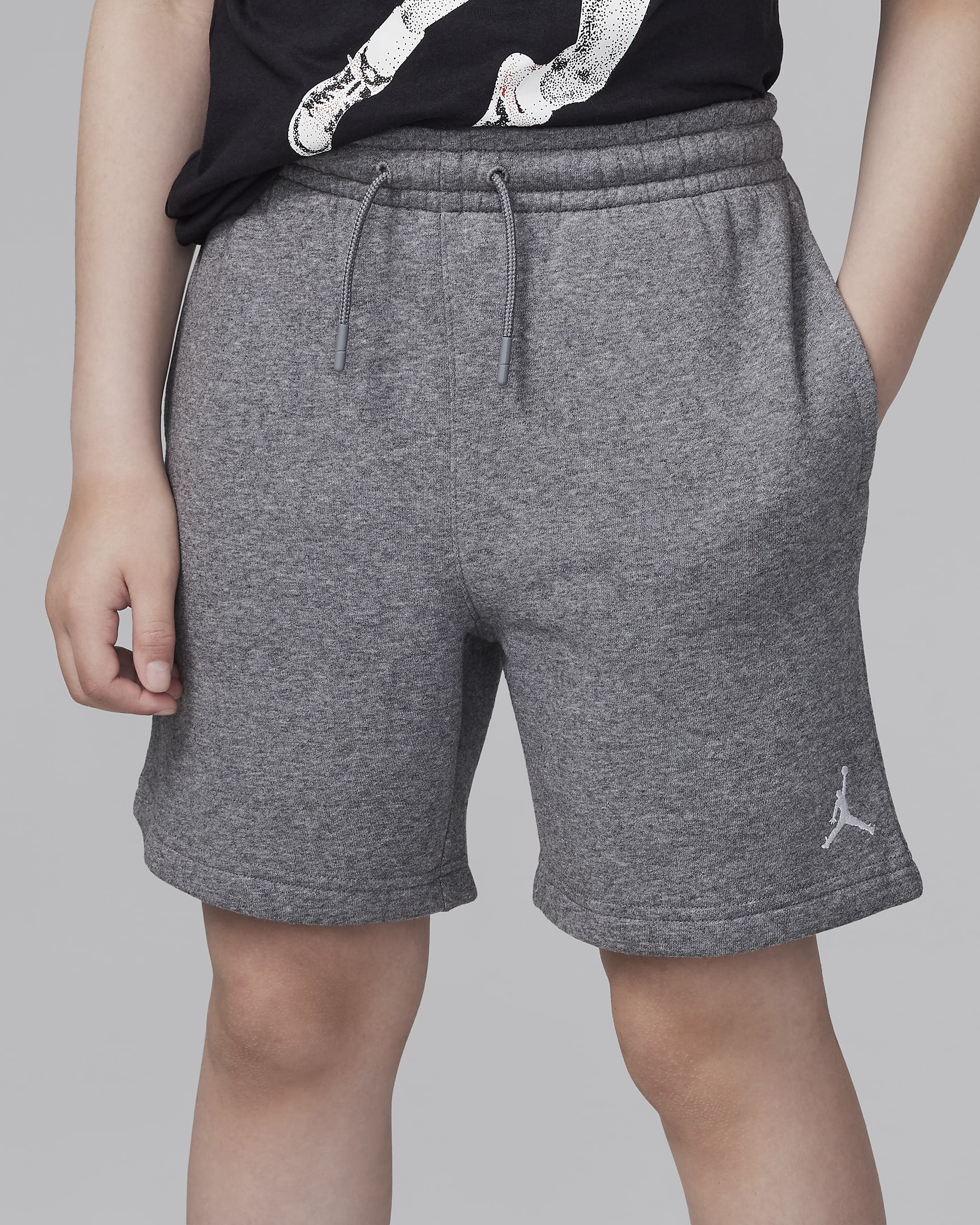 Jordan MJ Brooklyn Fleece Essentials kindershorts - Carbon Heather