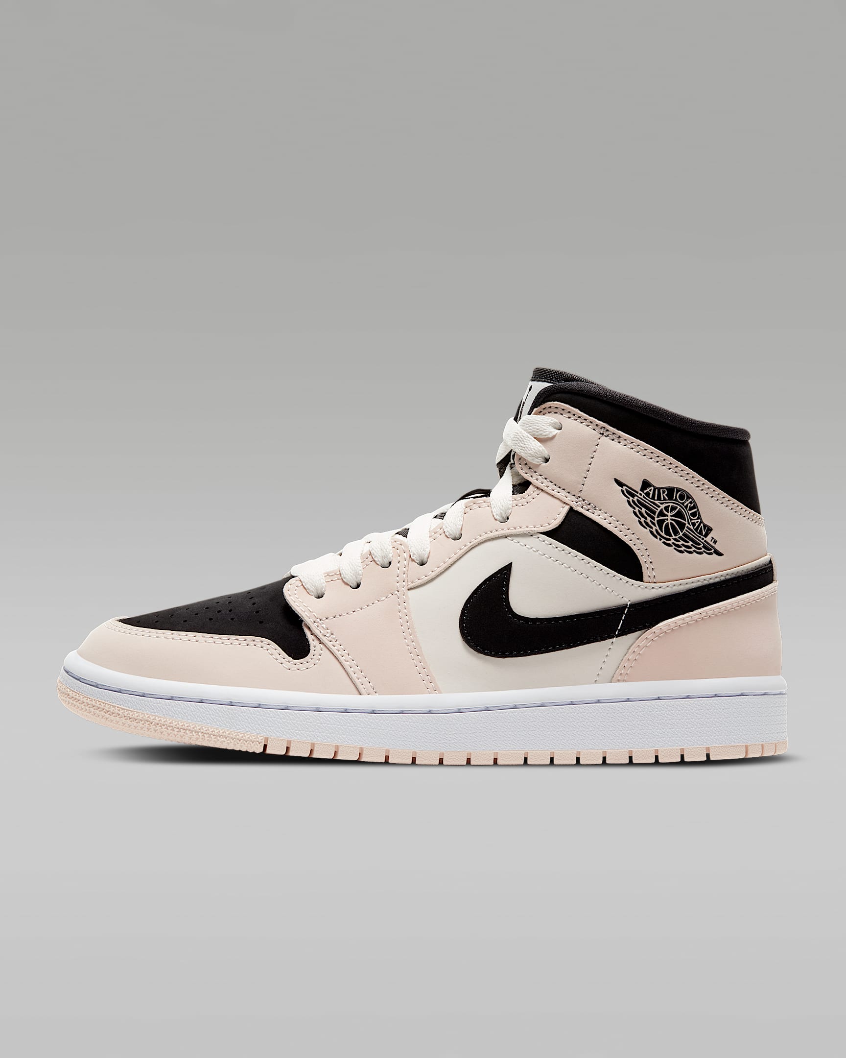 Air Jordan 1 Mid damesko - Guava Ice/Sail/Svart