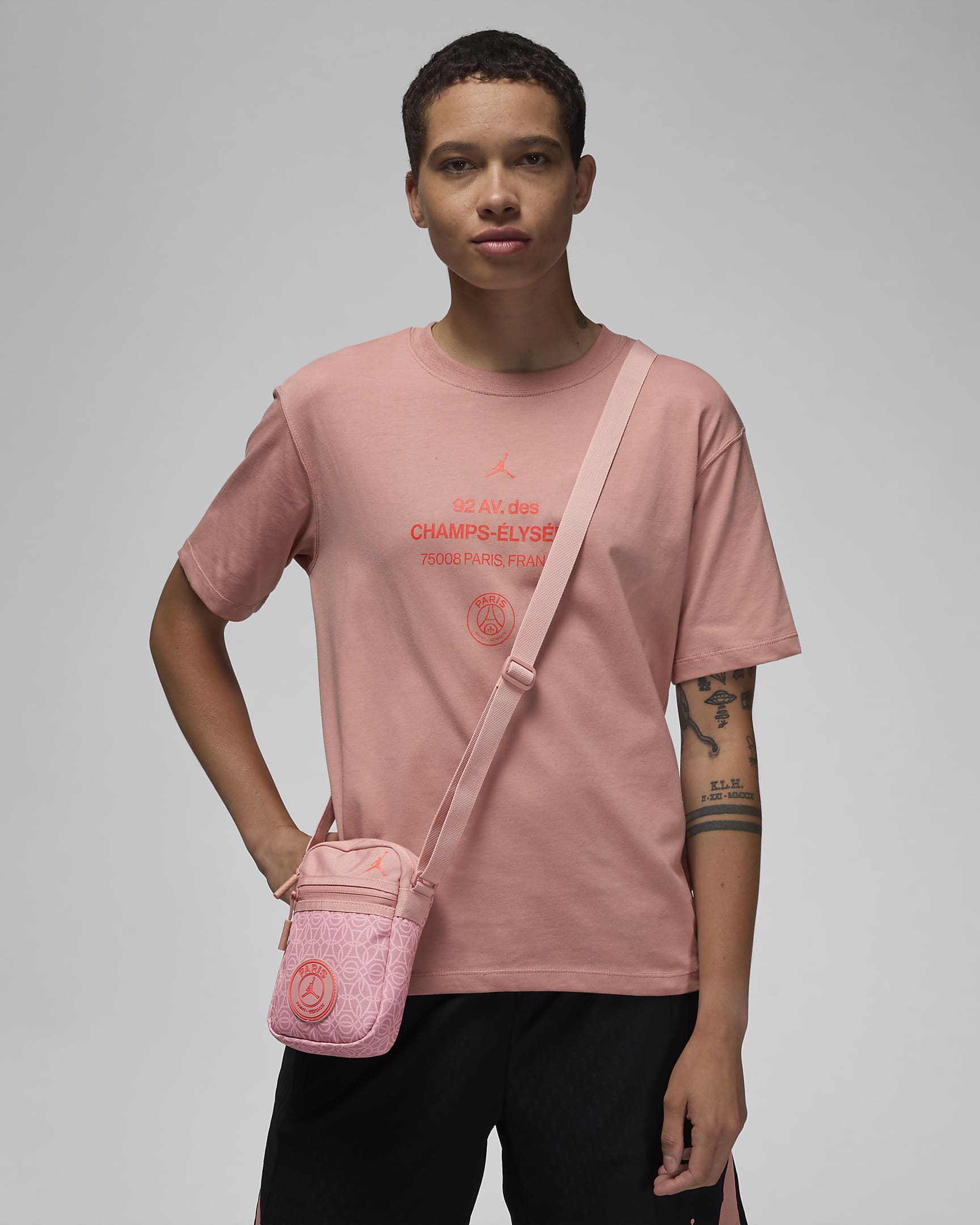 Τσάντα Jordan Παρί Σεν Ζερμέν Festival Bag (1 L) - Rust Pink