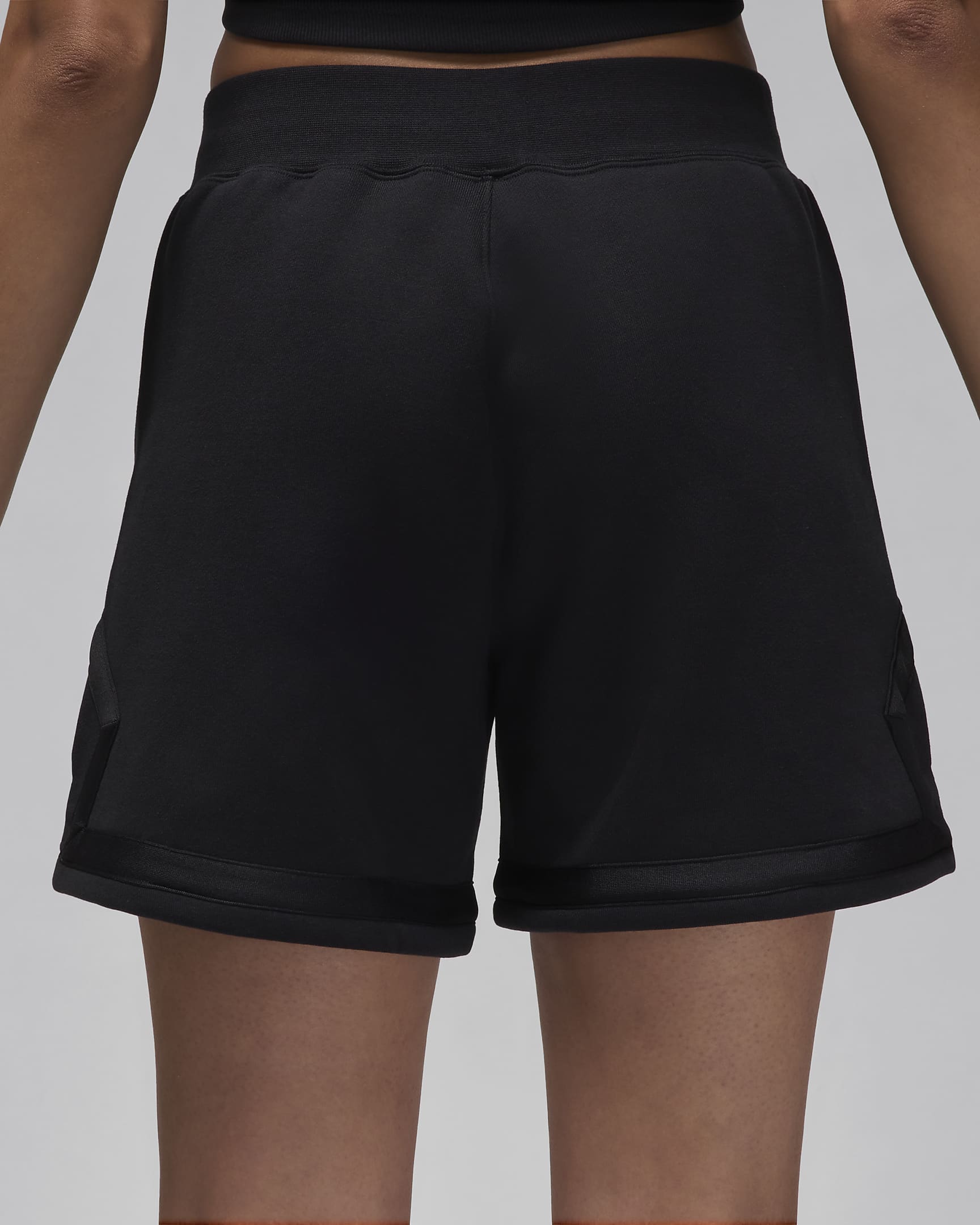 Jordan Flight Fleece Women's Diamond Shorts - Black/Off Noir