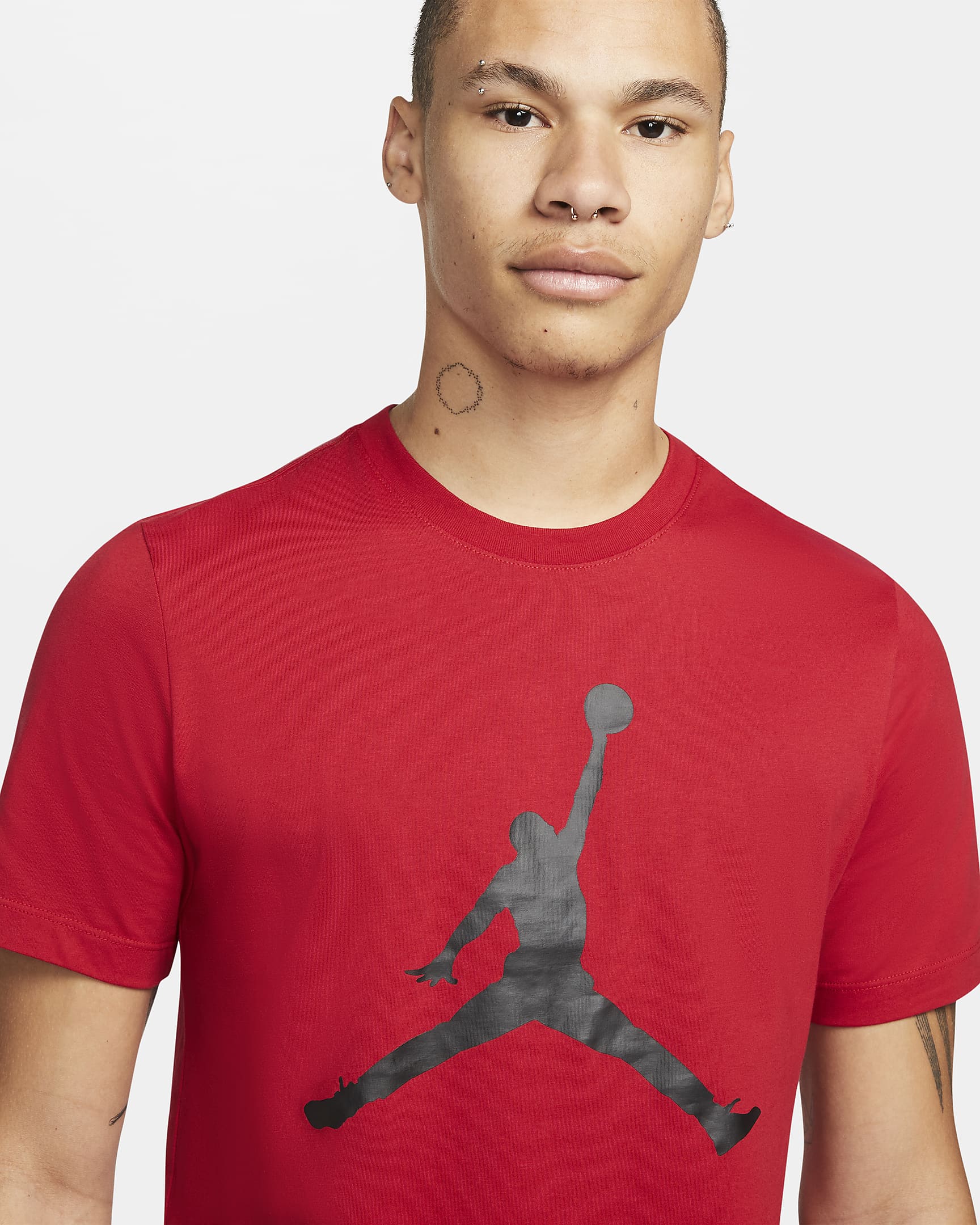 Jordan Jumpman férfipóló - Gym Red/Fekete/Fekete
