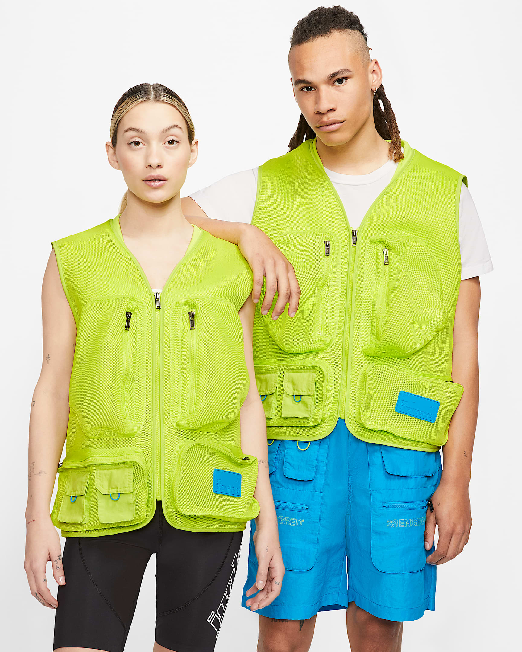 Jordan 23 Engineered Spacer Mesh Gilet - Cyber/Laser Blue