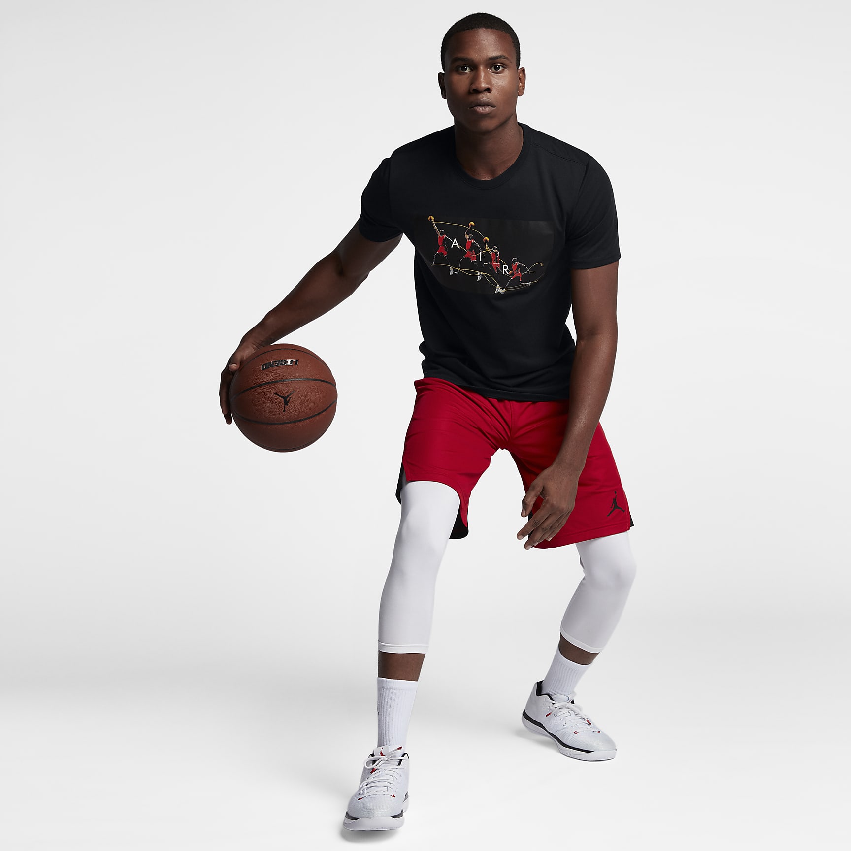 Jordan Dry Flight Photo Men's Basketball T-Shirt. Nike IN