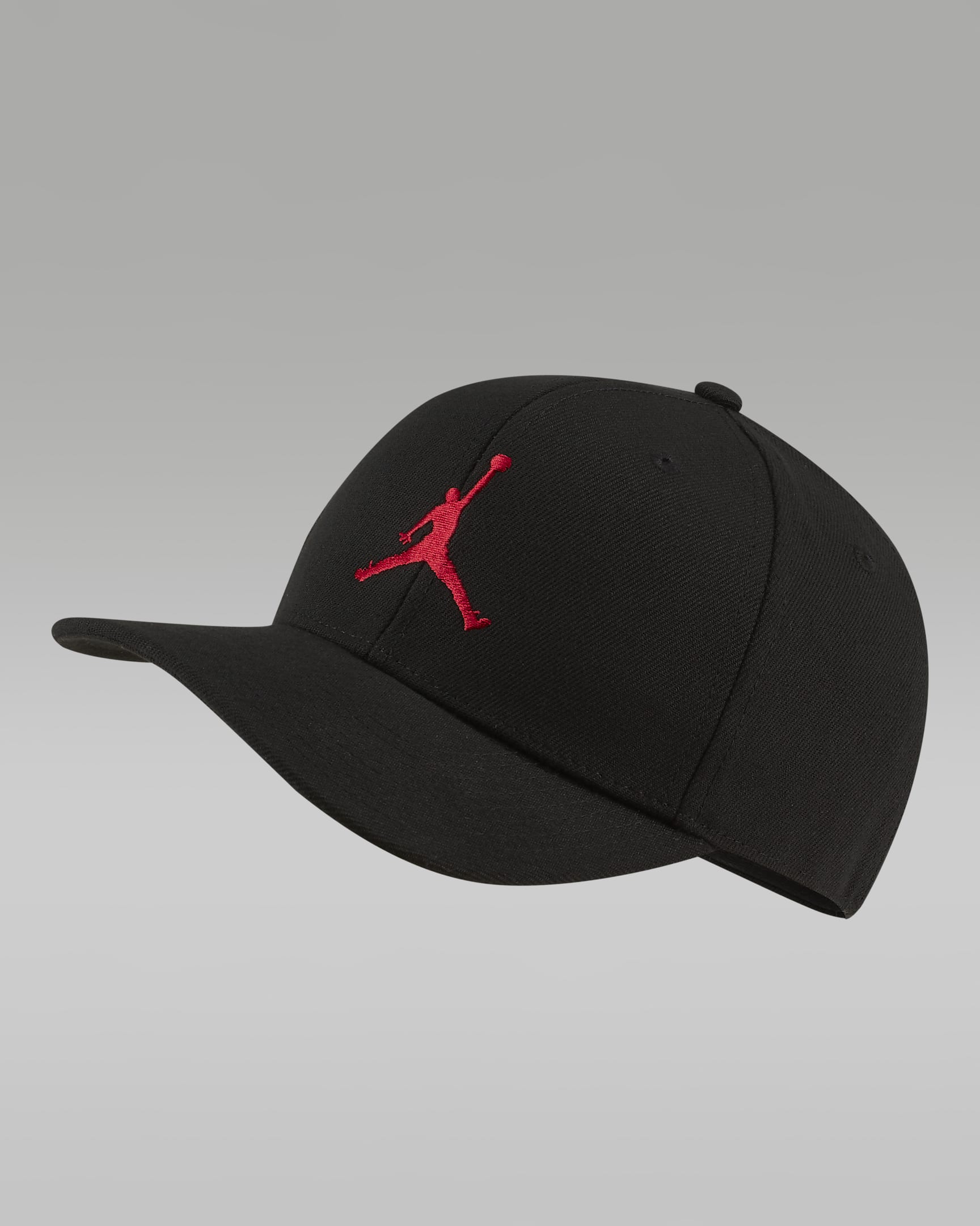 Jordan Jumpman Snapback Big Kids' Hat - Black/Gym Red