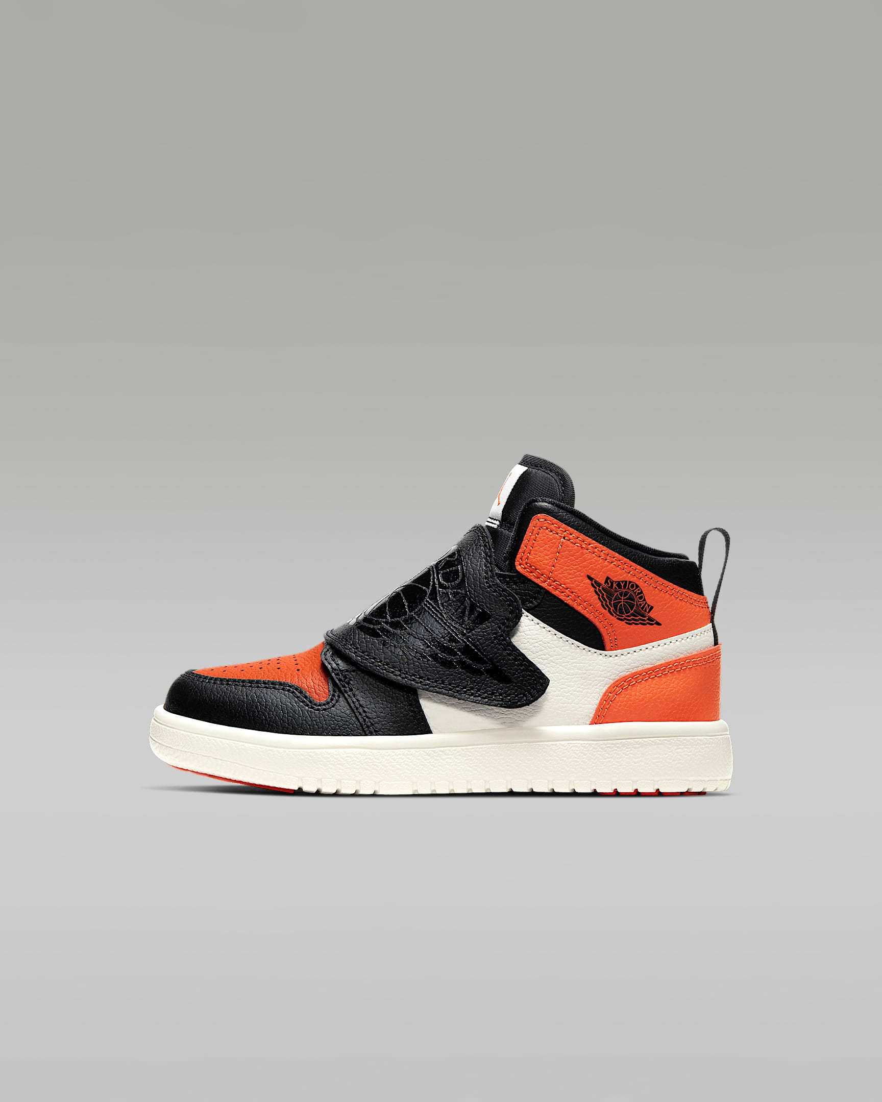 Sky Jordan 1 Kleuterschoen - Zwart/Starfish/Sail/Zwart