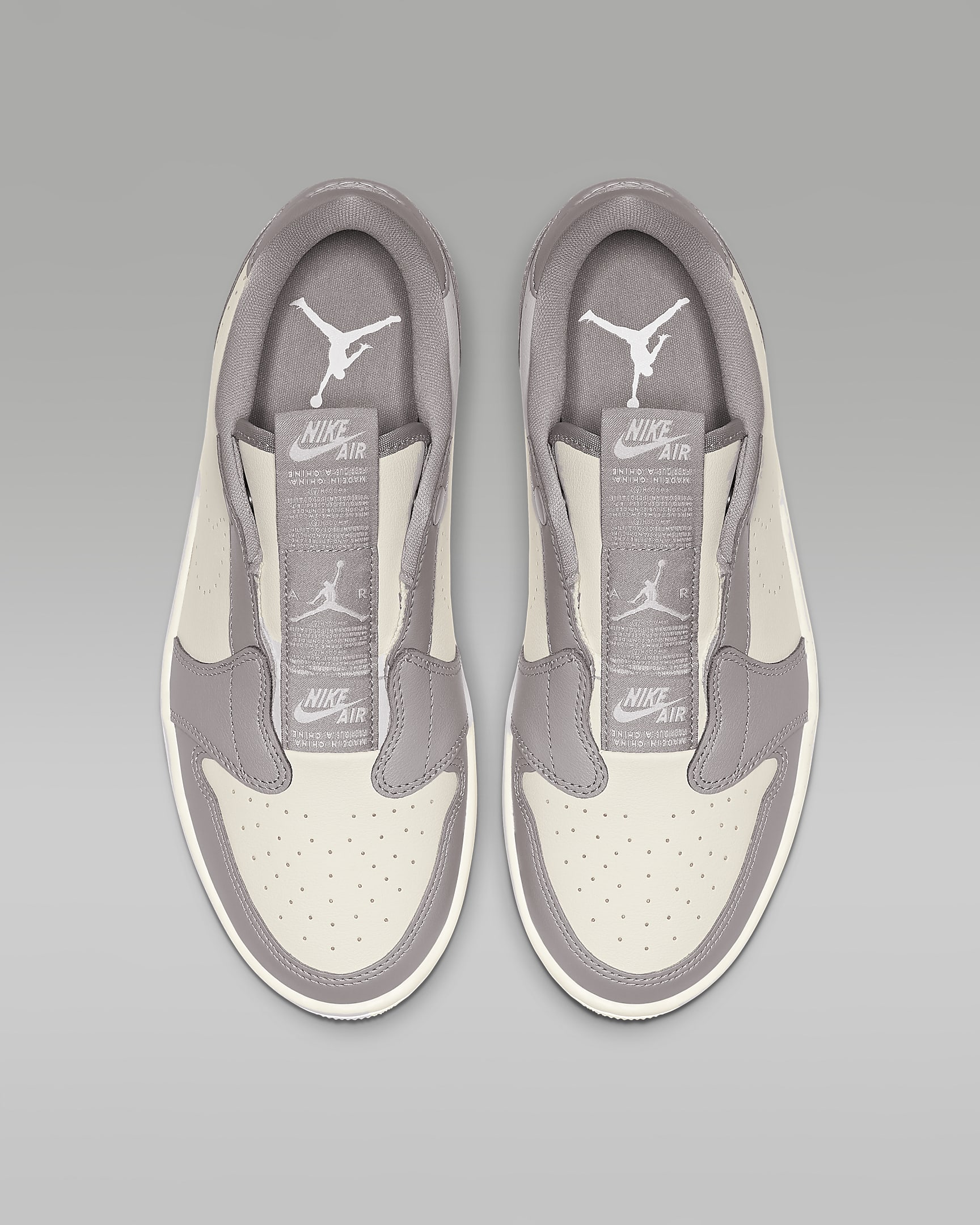 Air Jordan 1 Retro Low Slip Women's Shoes - Atmosphere Grey/Pale Ivory/Pale Ivory