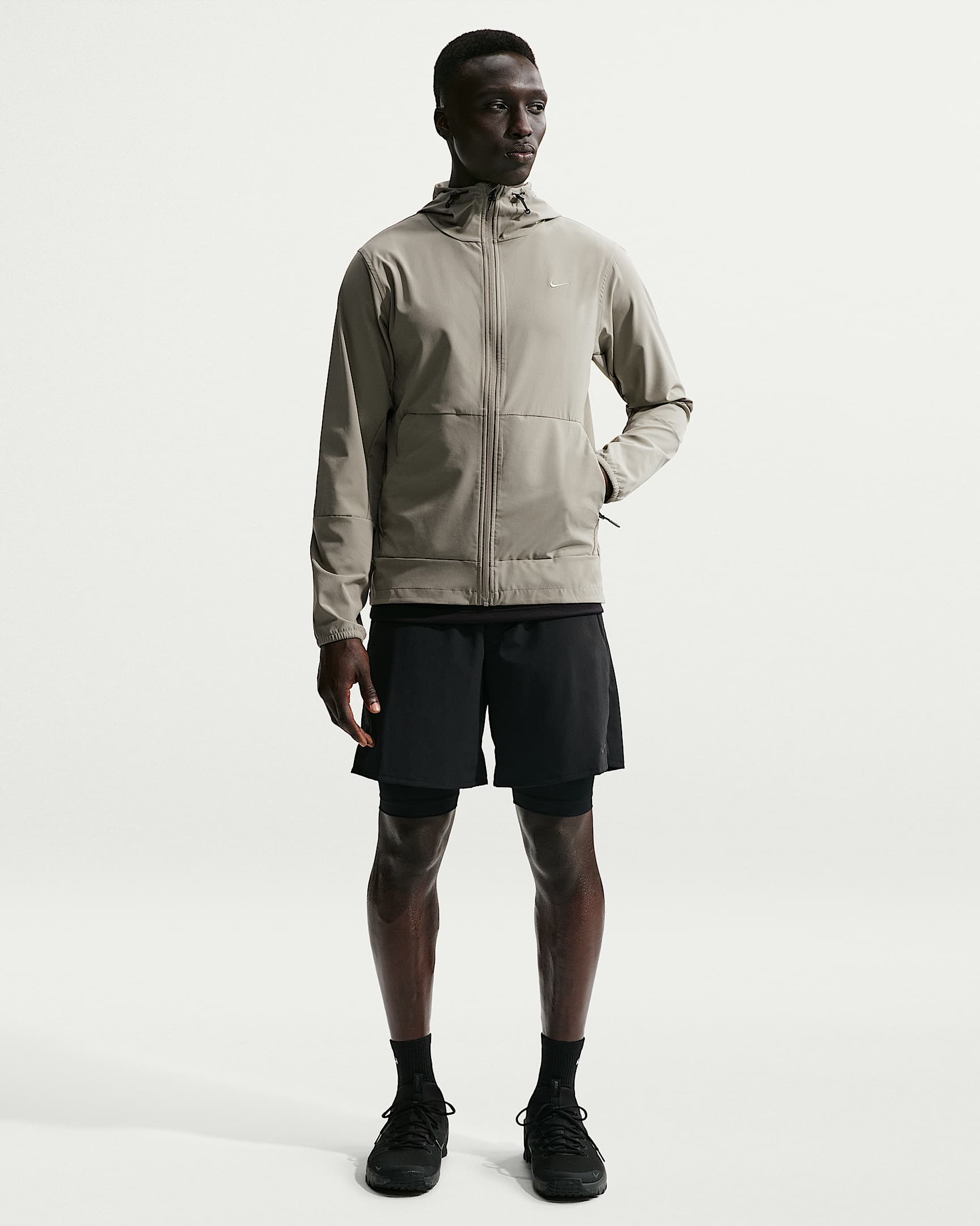 Nike Unlimited Men's Repel Hooded Versatile Jacket - Light Army/Black/Light Army