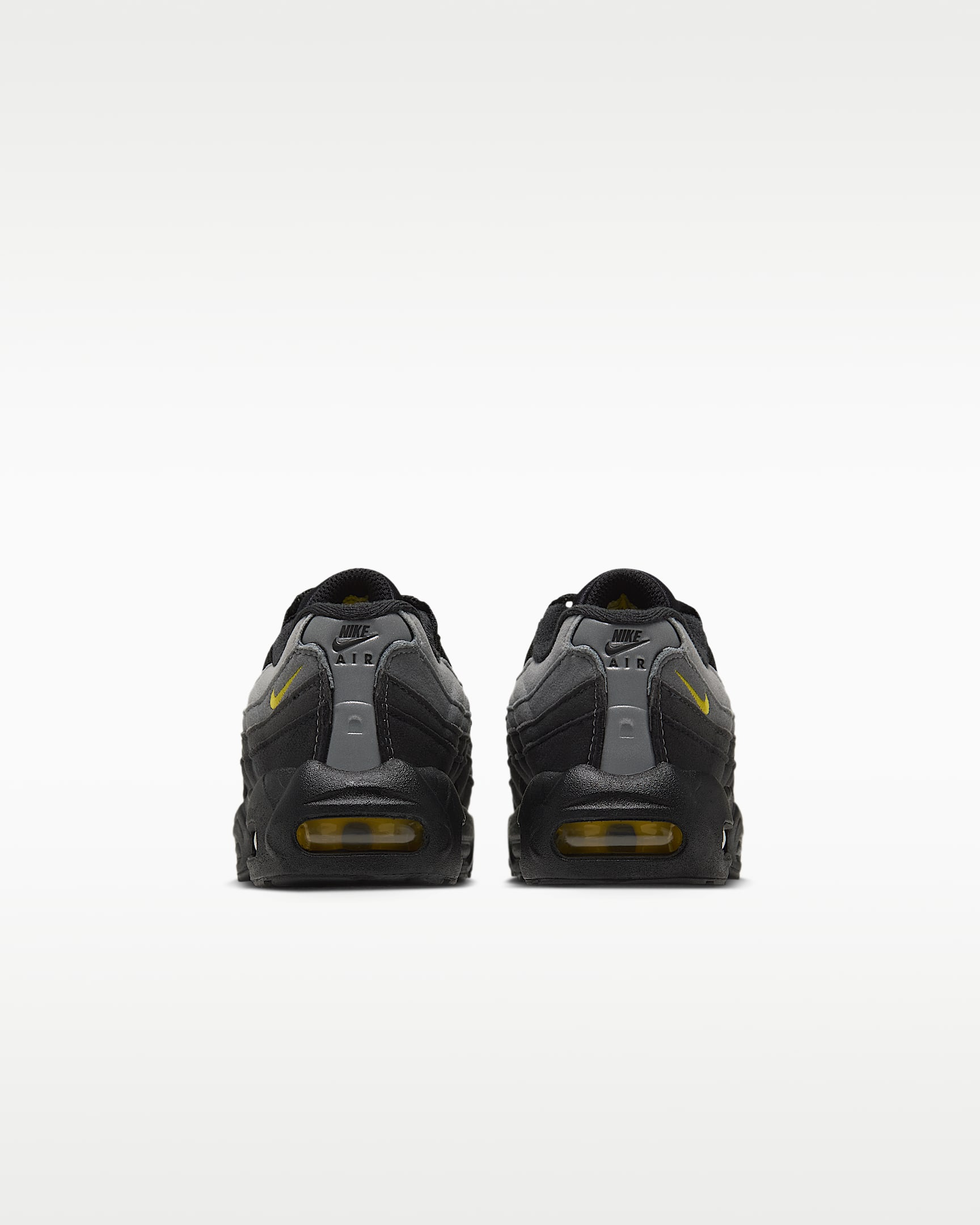 Sapatilhas Nike Air Max '95 para criança - Preto/Cinzento Smoke escuro/Cinzento Smoke/Amarelo Chrome