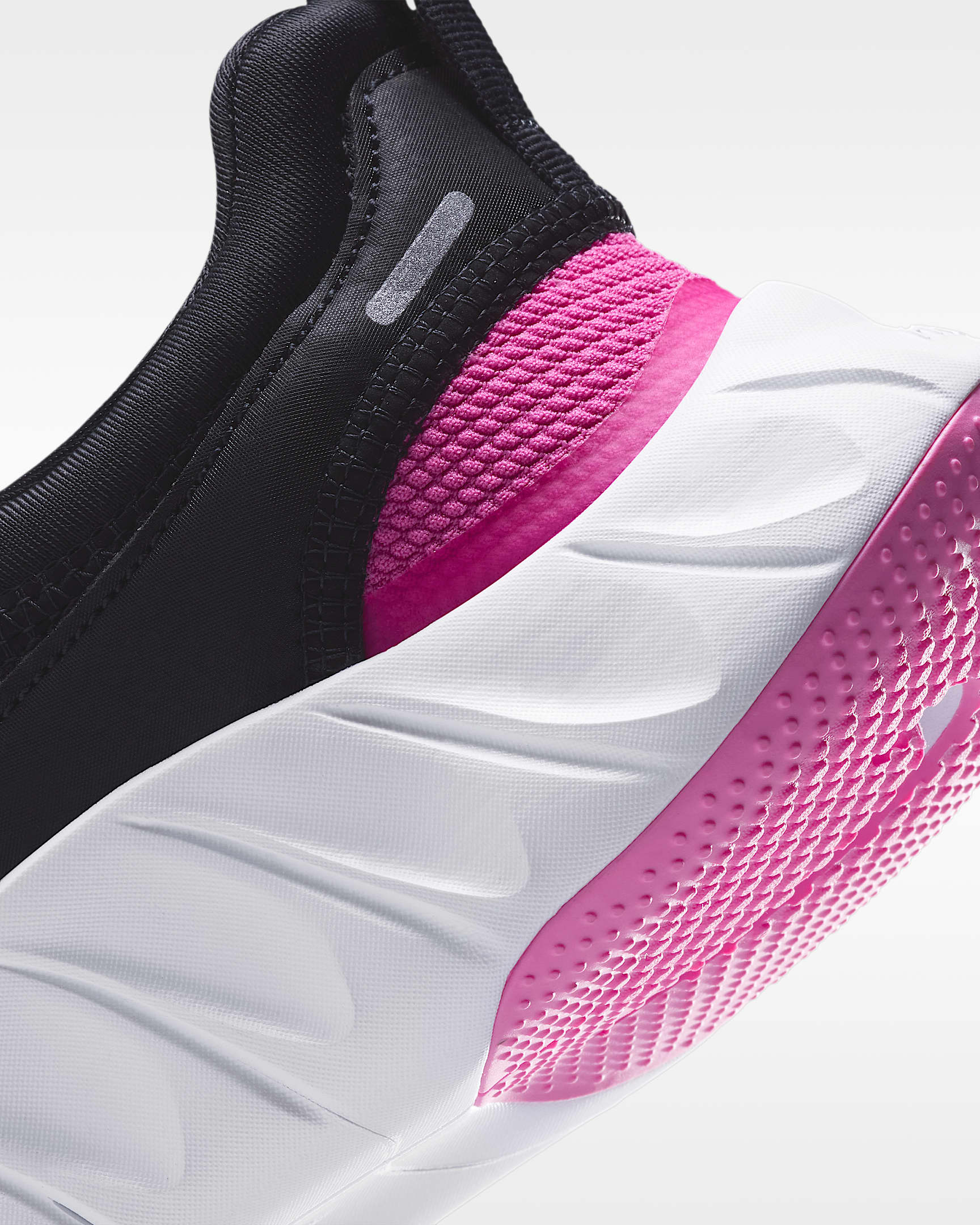 รองเท้าวิ่งเด็กโต Nike Free Ride - ดำ/Anthracite/ขาว/Playful Pink