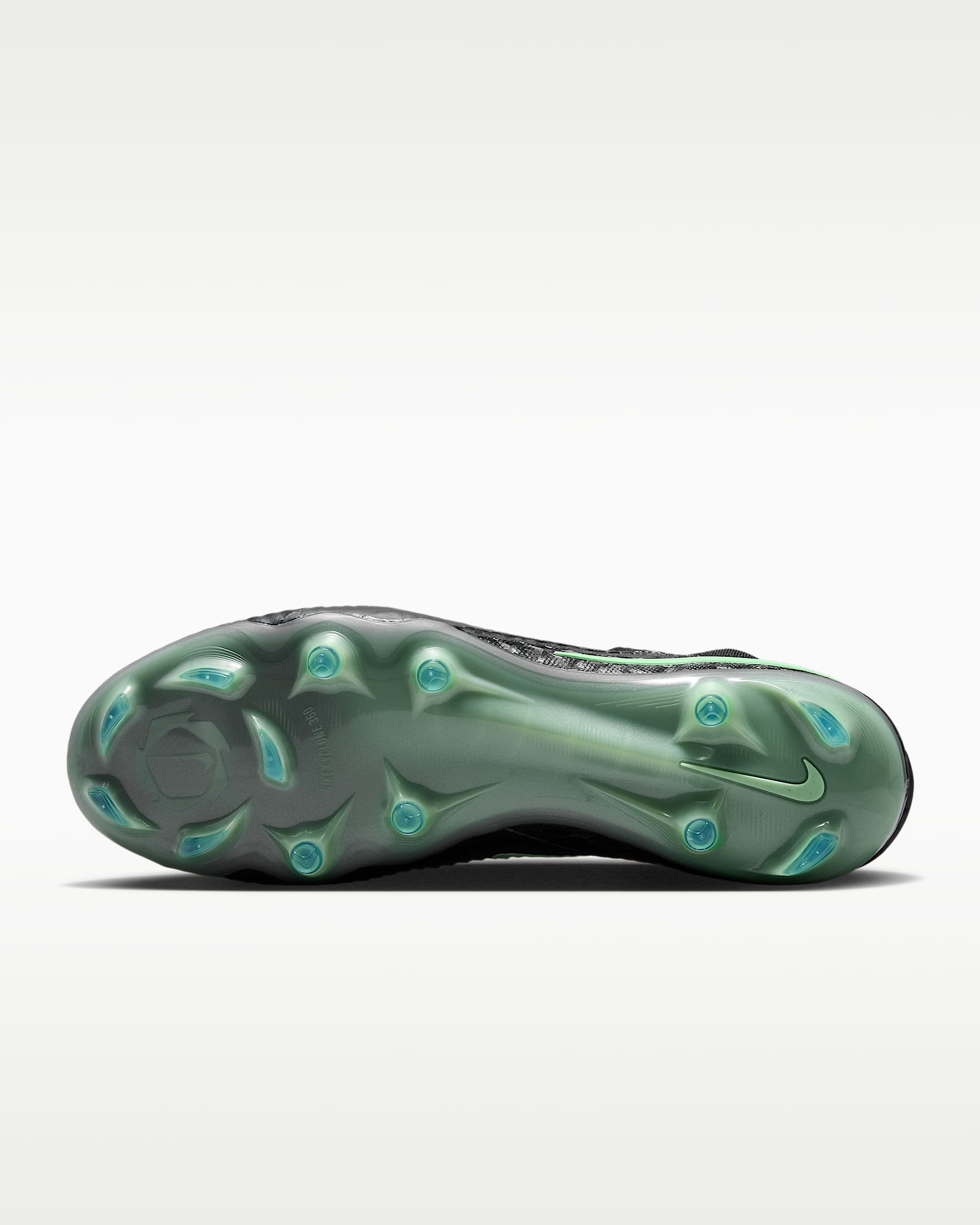 Nike Phantom 6 High Elite Firm-Ground Soccer Cleats - Black/Black/Illusion Green