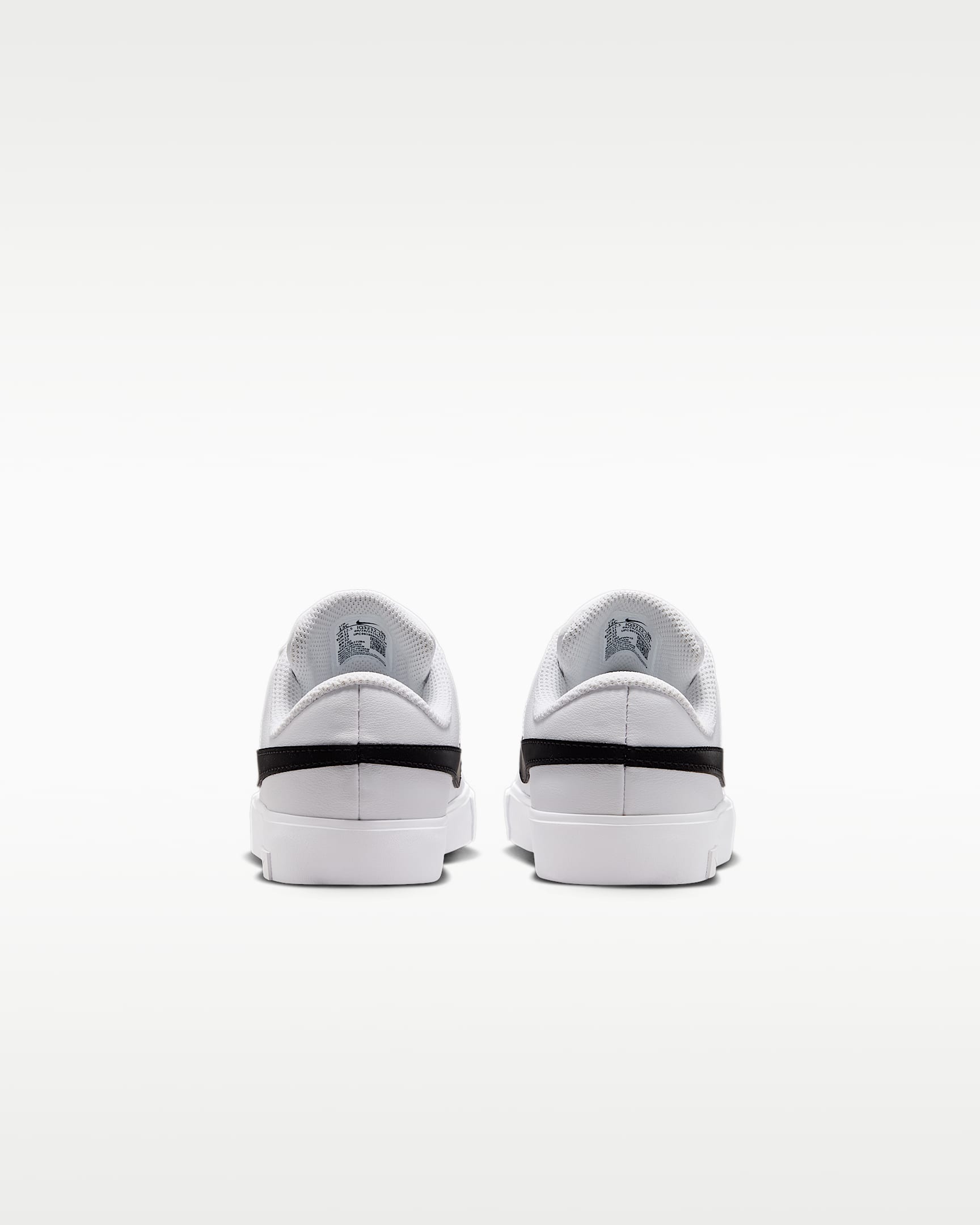Nike Tennis Essential Younger Kids' Shoes - White/White/Black