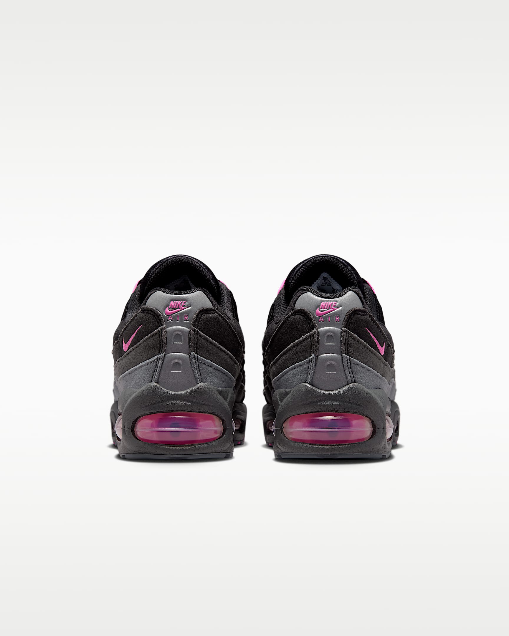 Nike Air Max 95 Big Bubble Big Kids' Shoes - Black/Cool Grey/Iron Grey/Playful Pink