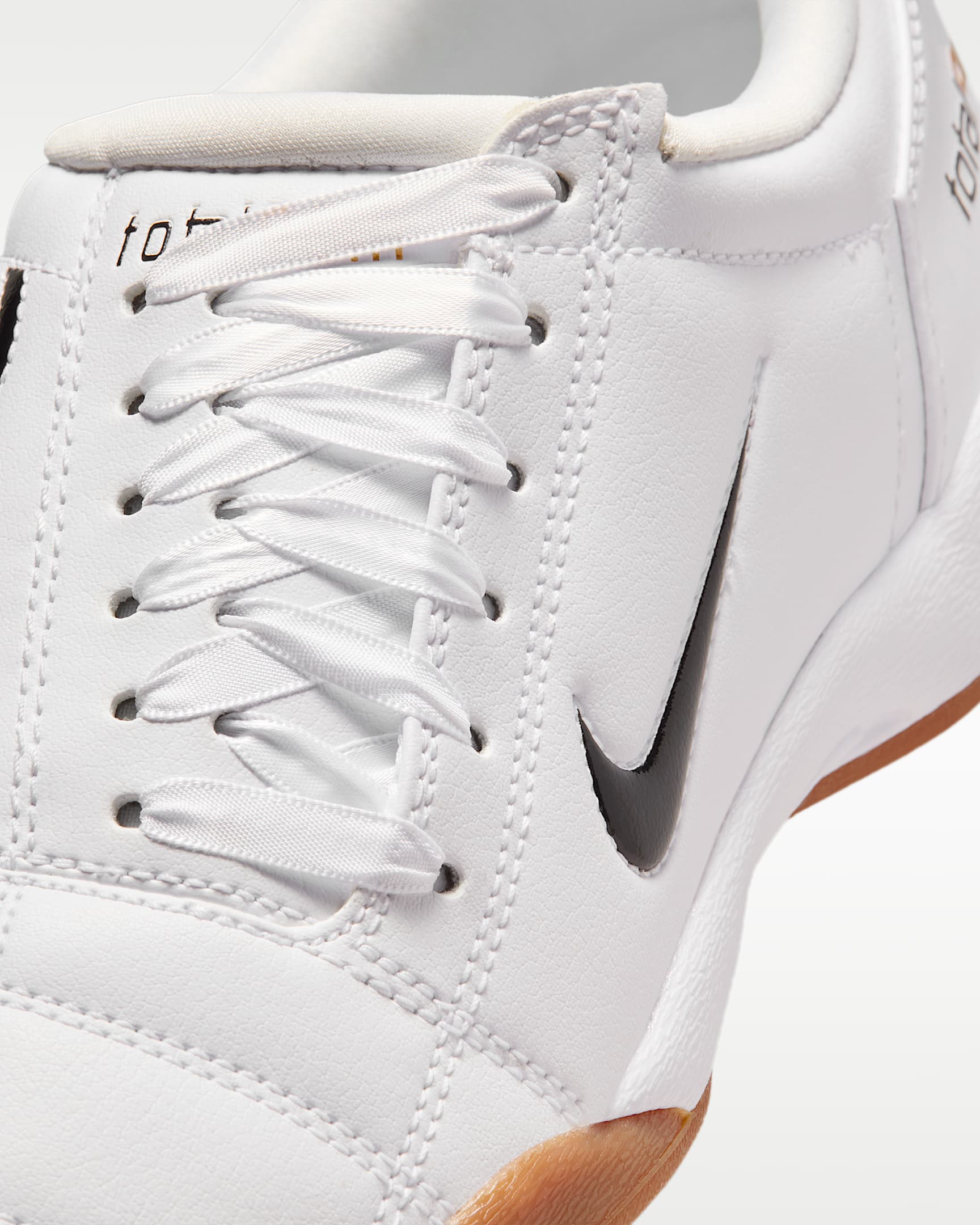 Nike Total90 Women's Shoes - White/Gum Medium Brown/Metallic Gold/Black
