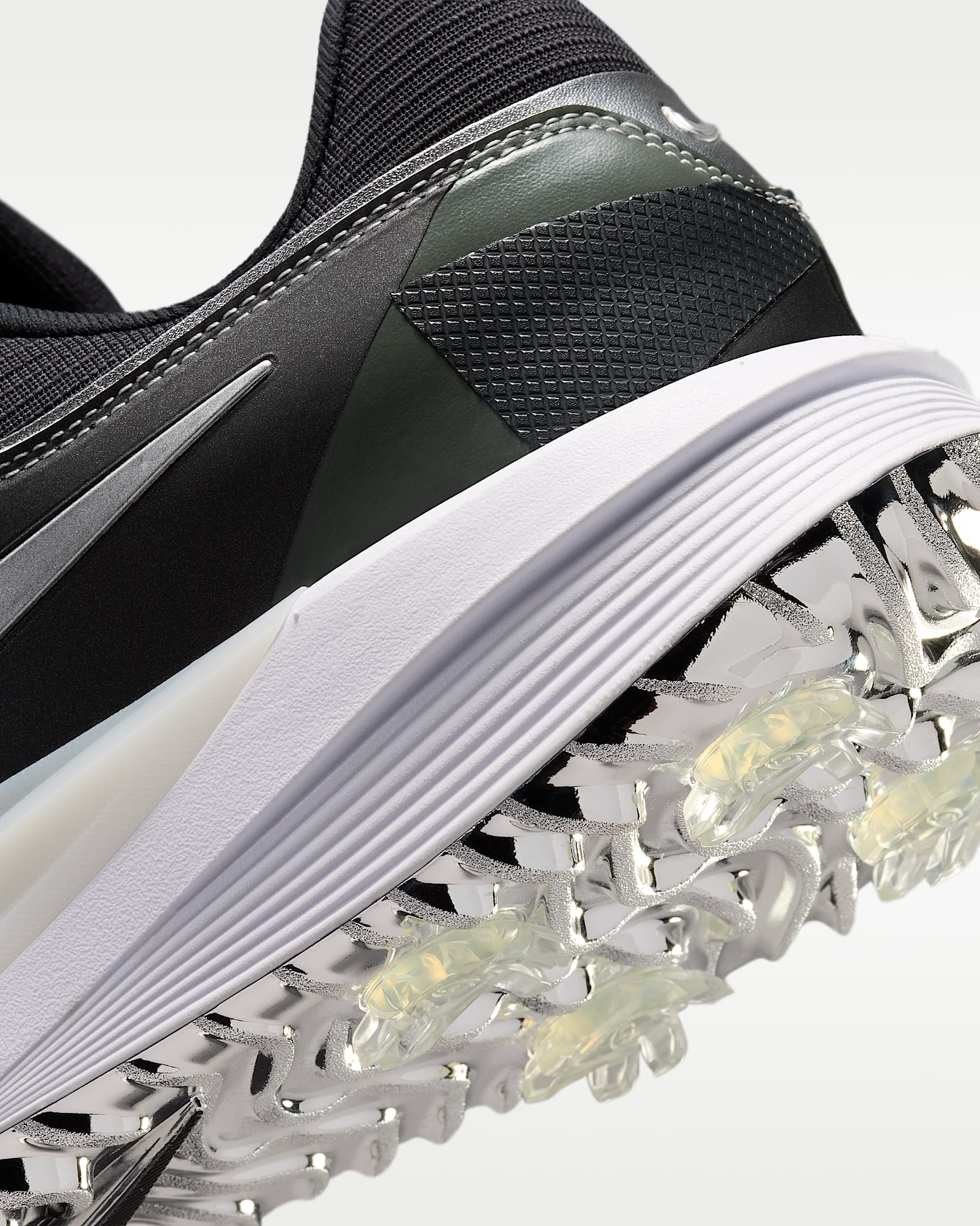 Nike Victory Pro 4 Golf Shoes - White/Metallic Silver/Fir/Black