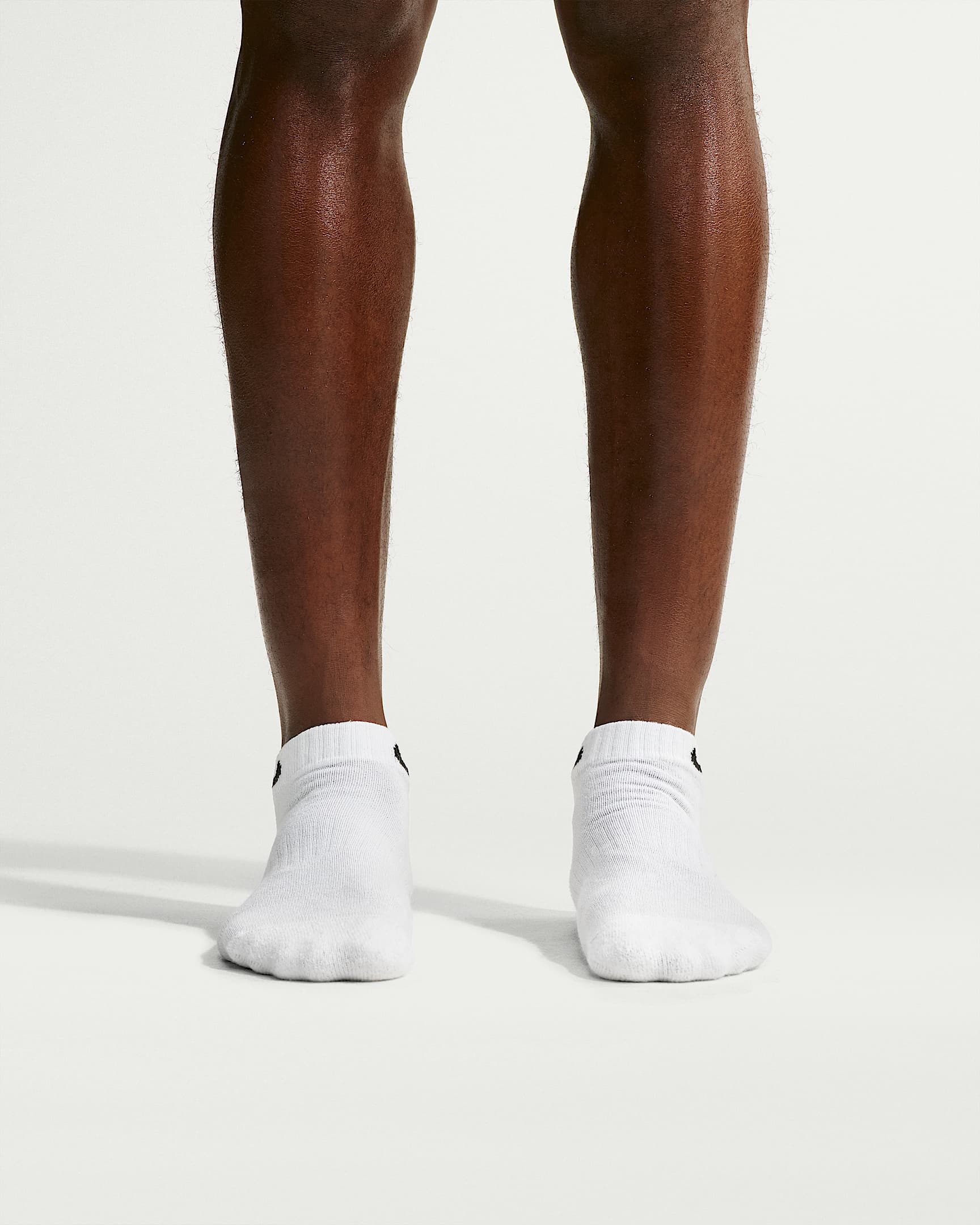 Nike Everyday Cushioned Training Low Socks (3 Pairs) - White/Black