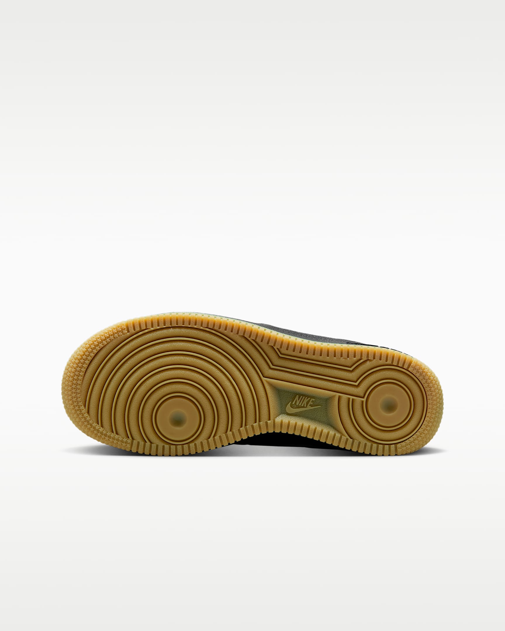 Nike Air Force 1 LV8 Big Kids' Shoes - Black/Gum Light Brown/White
