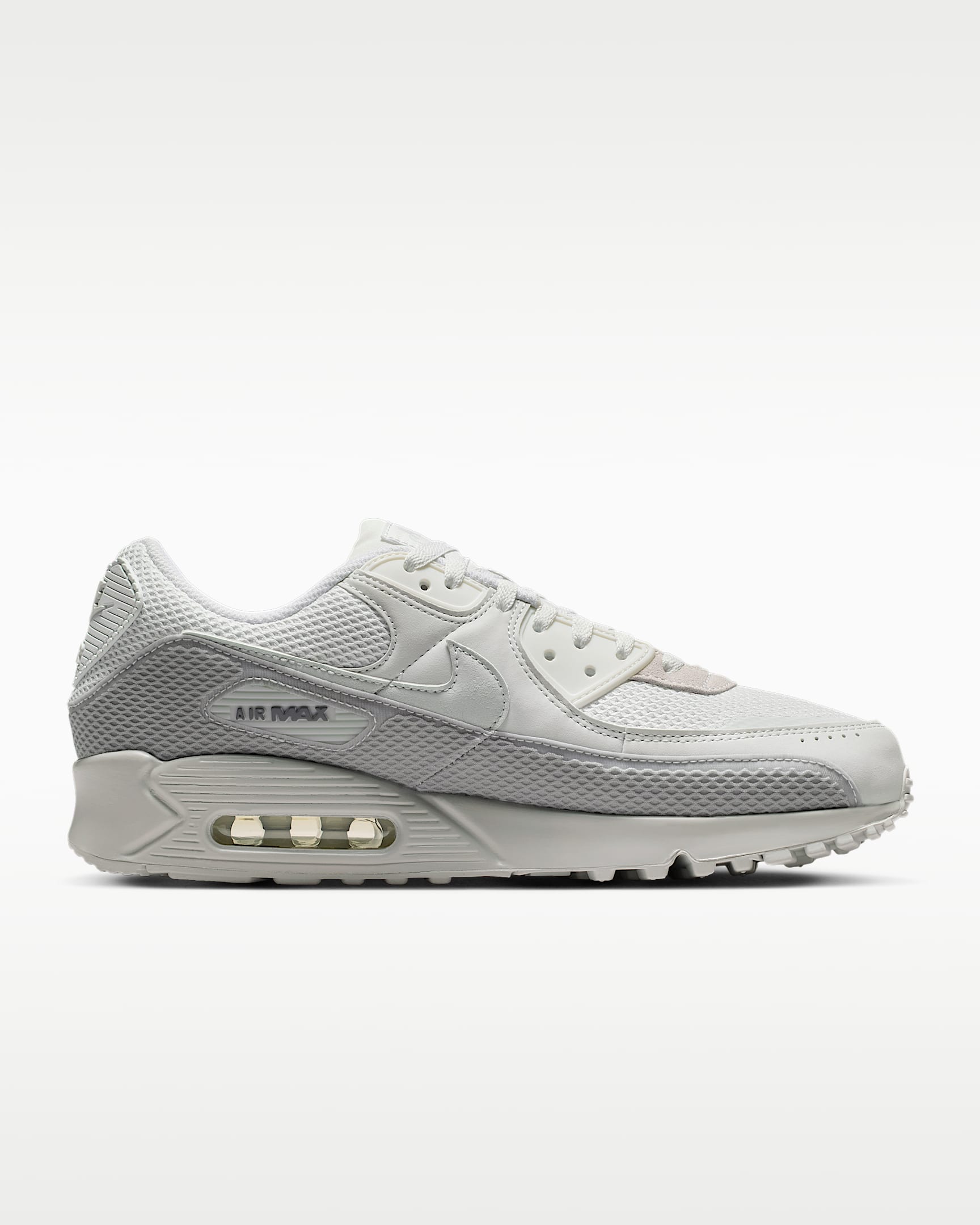 Nike Air Max 90 Premium Men's Shoes - Off White/Grey Fog/Smoke Grey/Photon Dust