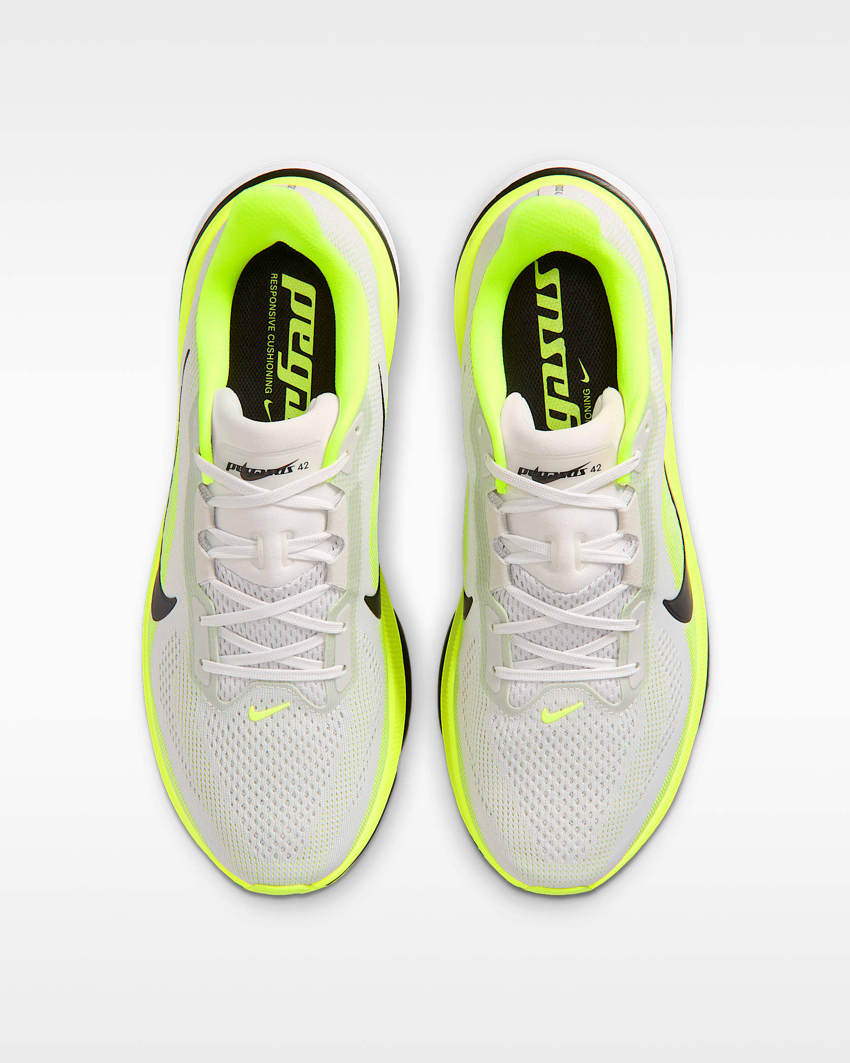 Nike Pegasus 42 Men's Road Running Shoes - Photon Dust/Volt/White/Black