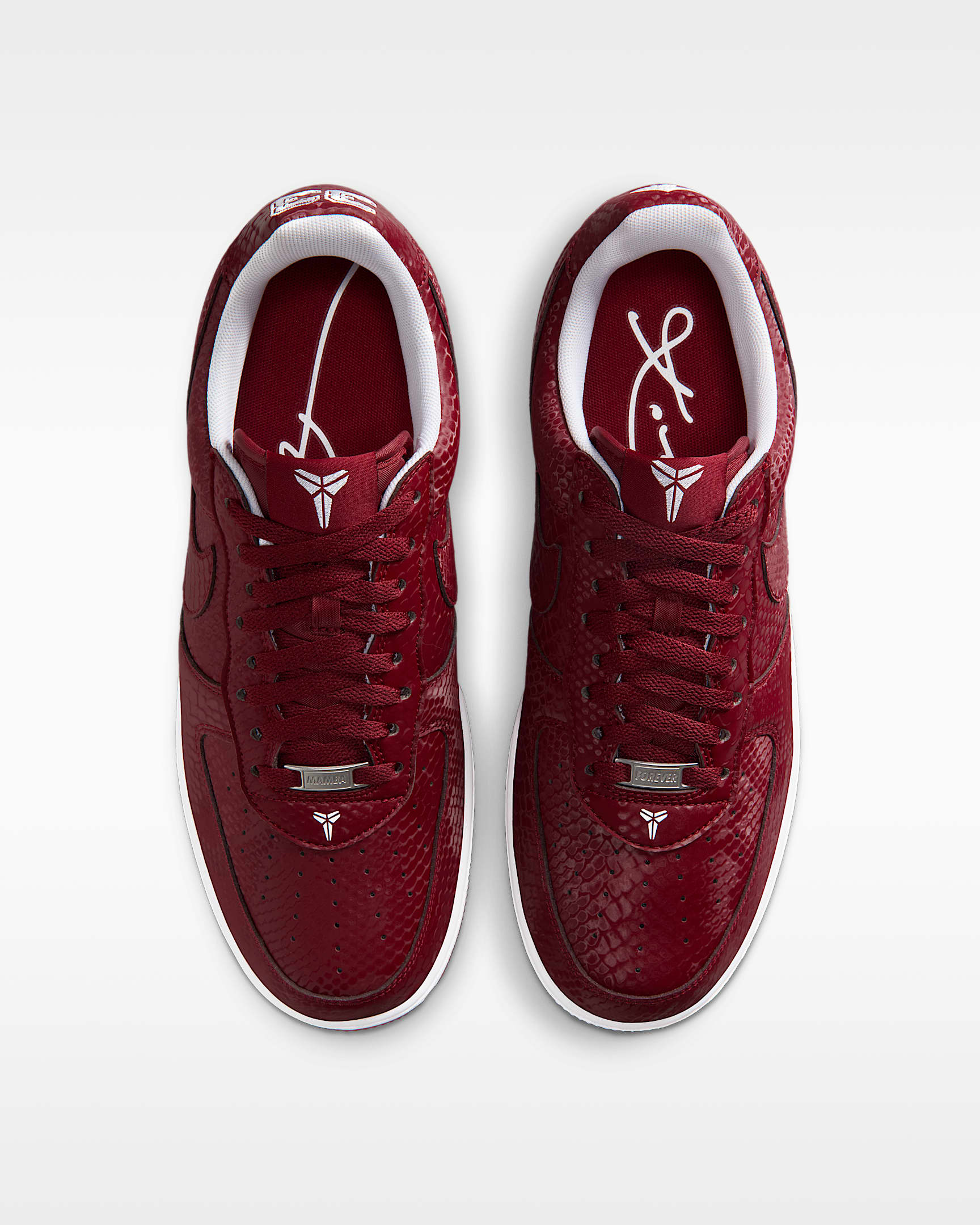 Kobe Air Force 1 Low Men's Shoes - Team Red/White