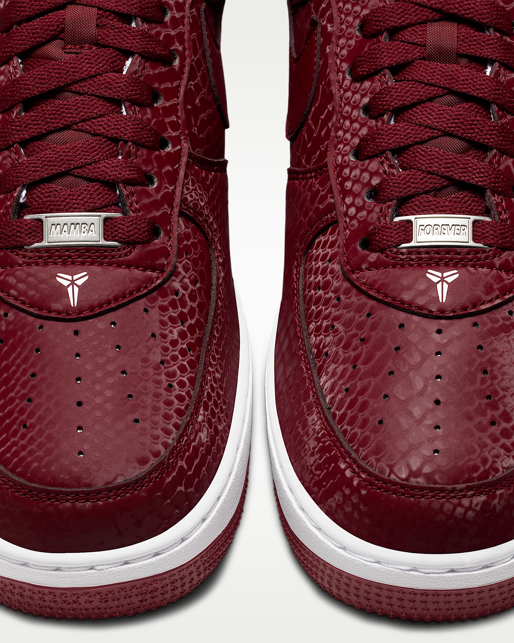 Kobe Air Force 1 Low Men's Shoes - Team Red/White