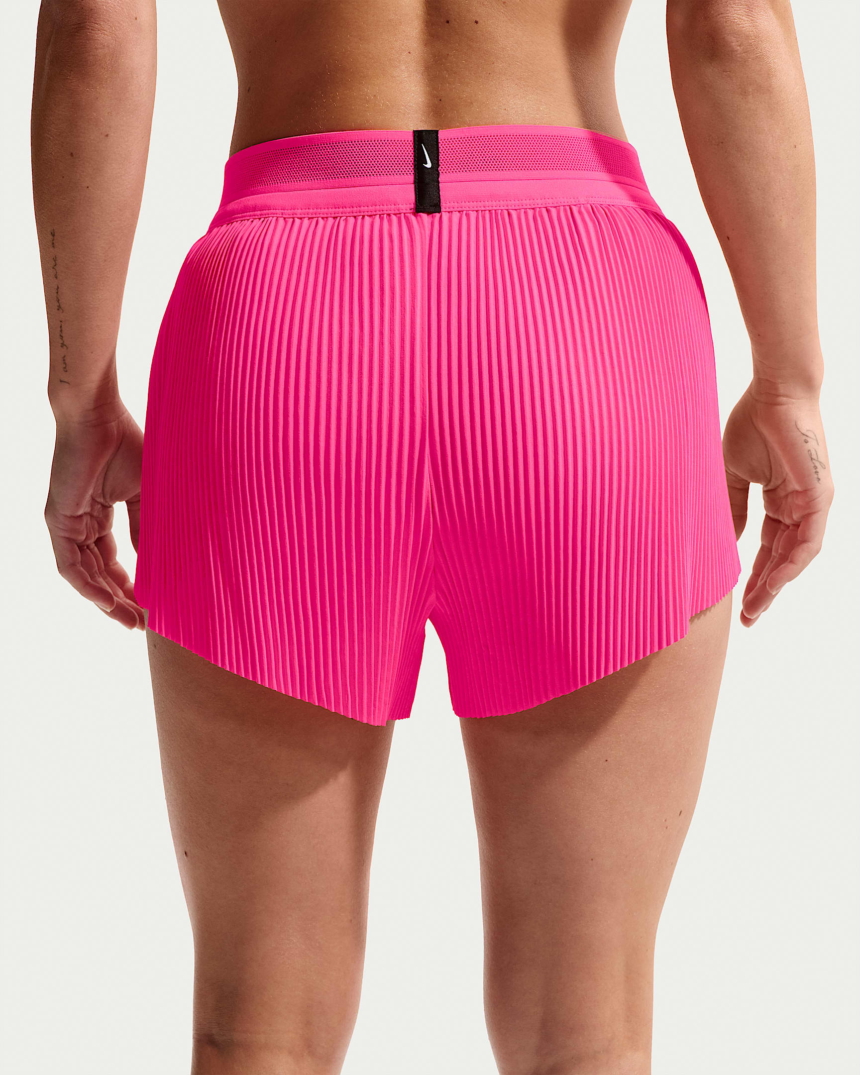 Nike AeroSwift Women's Dri-FIT ADV Mid-Rise 7.5cm (approx.) Brief-Lined Running Shorts - Hyper Pink/Black