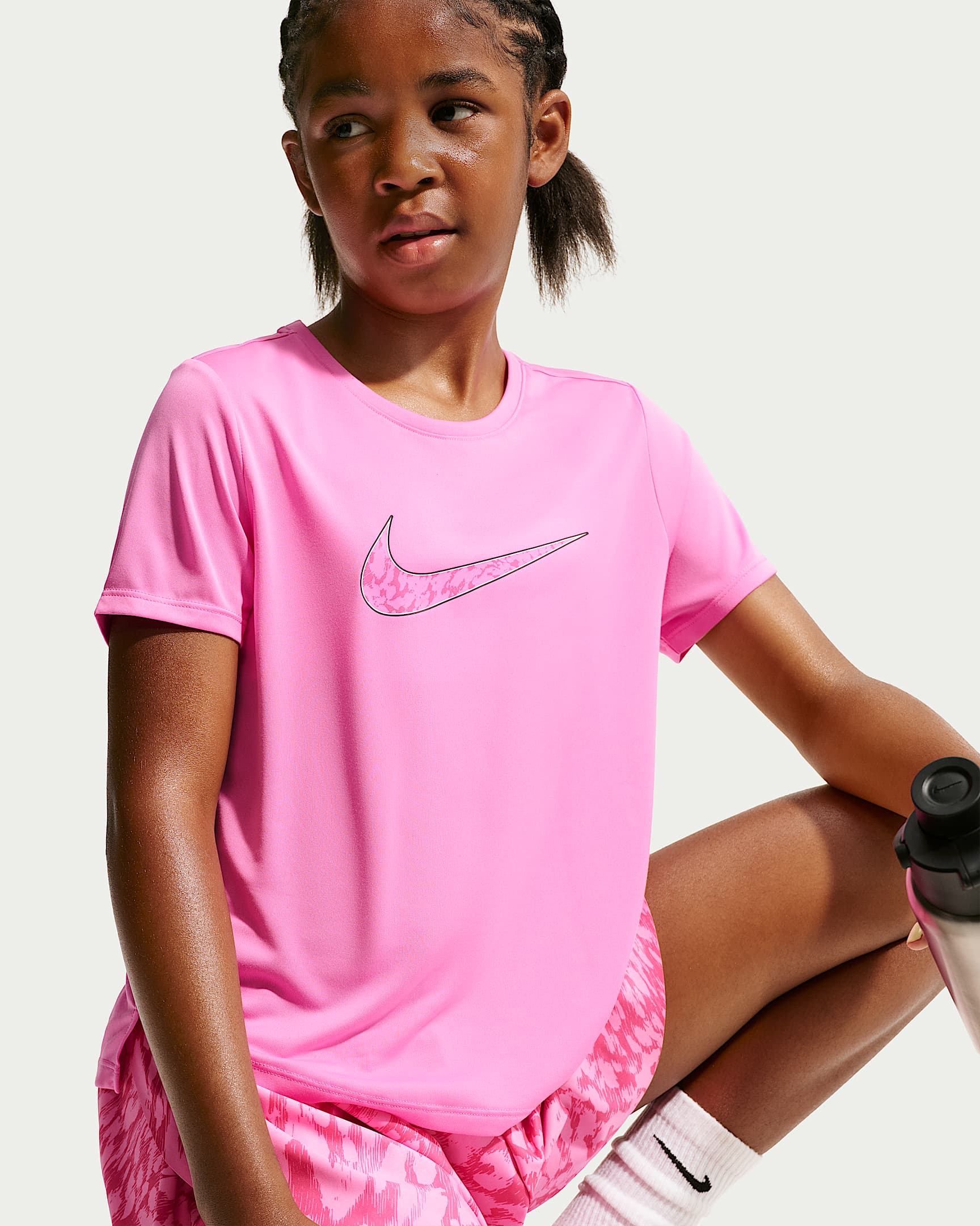 Nike Pro Oberteil (ältere Kinder, Mädchen) - Playful Pink