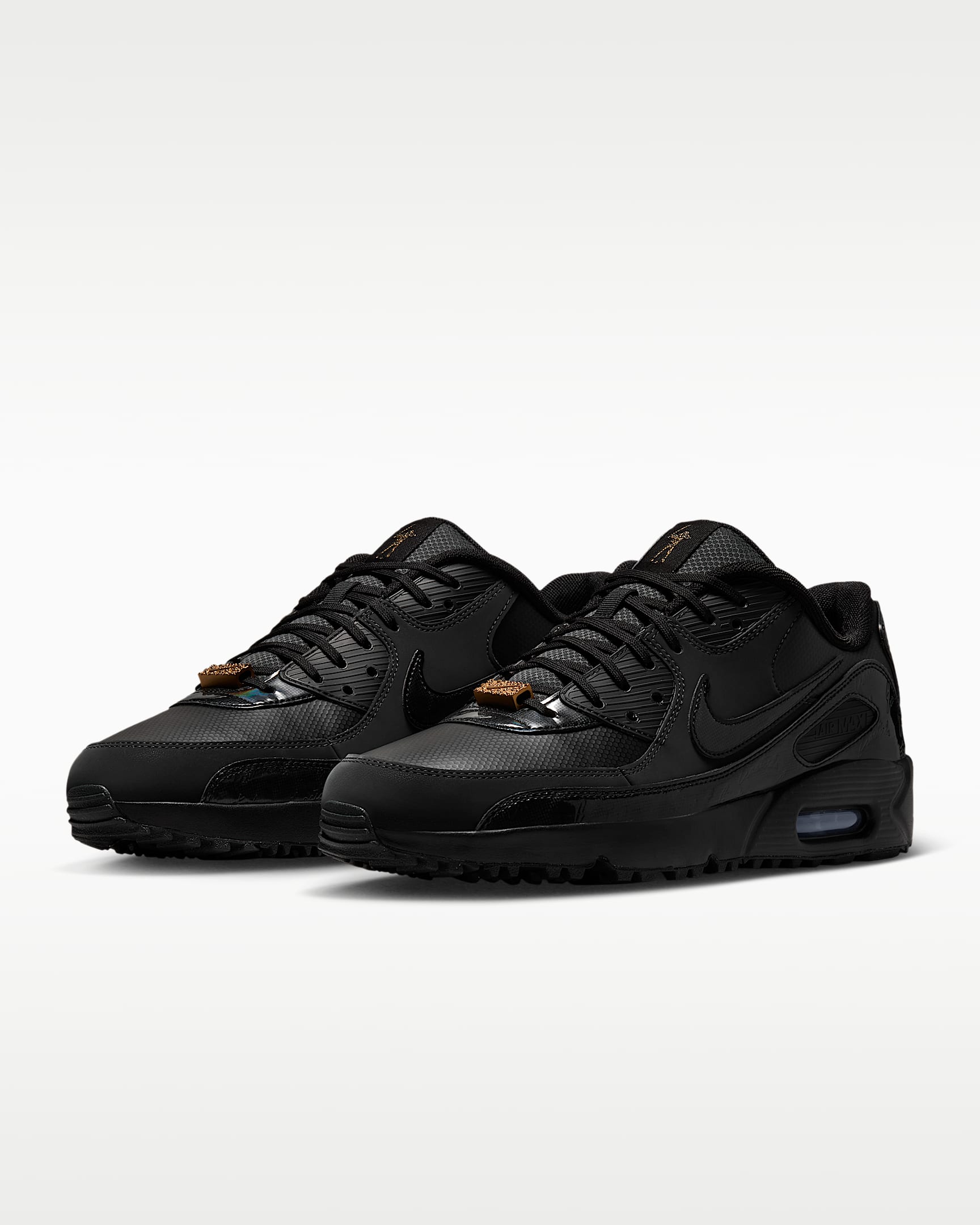 Nike Air Max 90 G x Eastside Golf Golf Shoes - Black/Dark Smoke Grey/Black