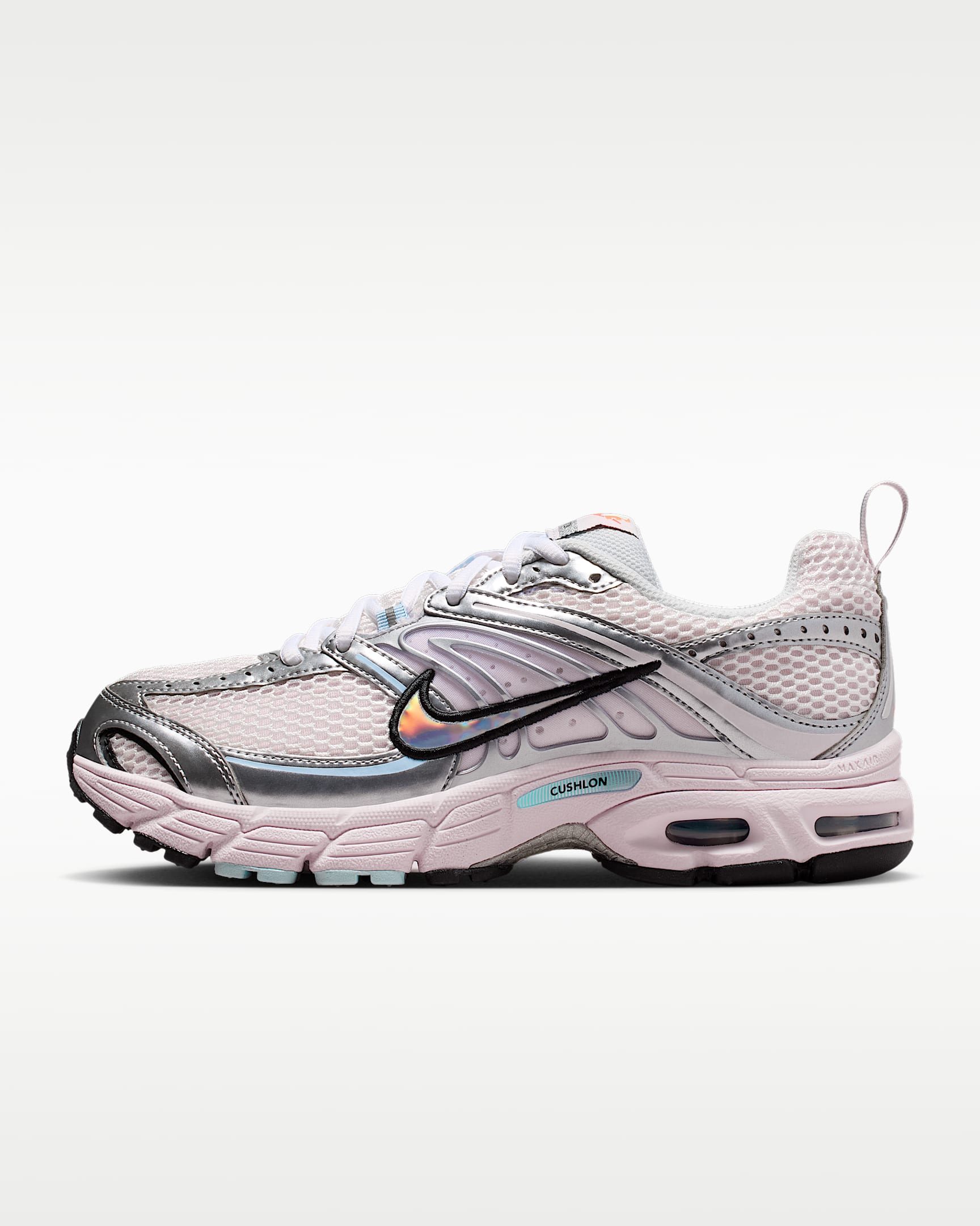 Nike Air Max Moto 2K Women's Shoes - White/Pearl Pink/Black/Metallic Silver