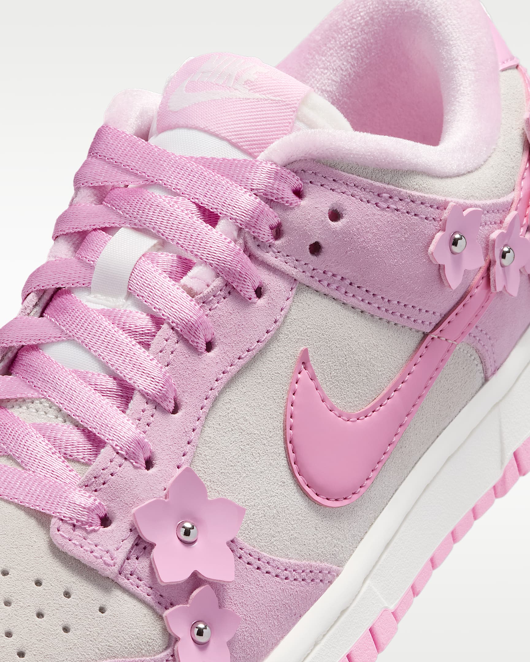Nike Dunk Low SE "Florette" Women's Shoes - Pink Foam/Sail/Pink Rise
