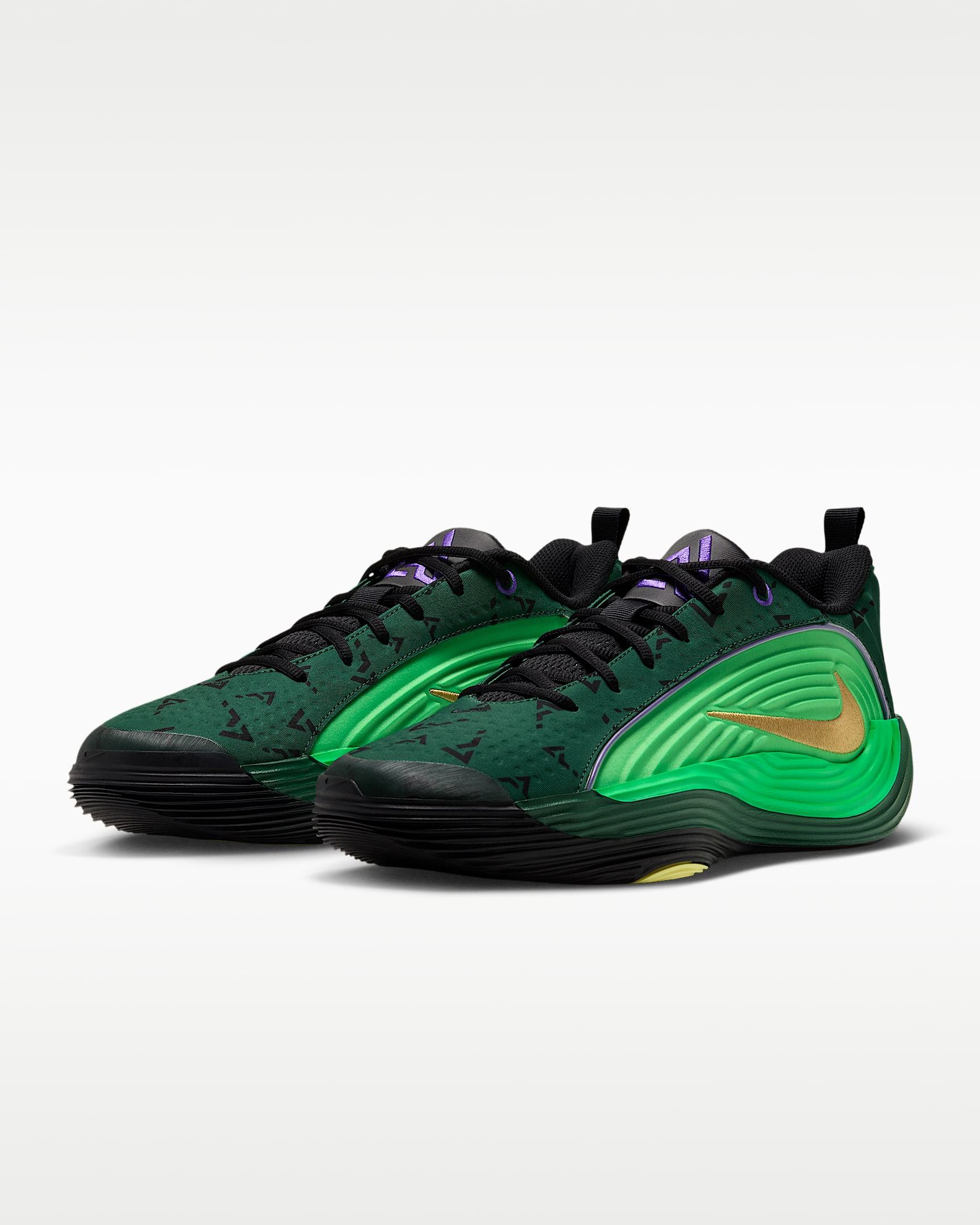Giannis Immortality 5 Basketball Shoes - Gorge Green/Green Spark/Luminous Green/Metallic Gold